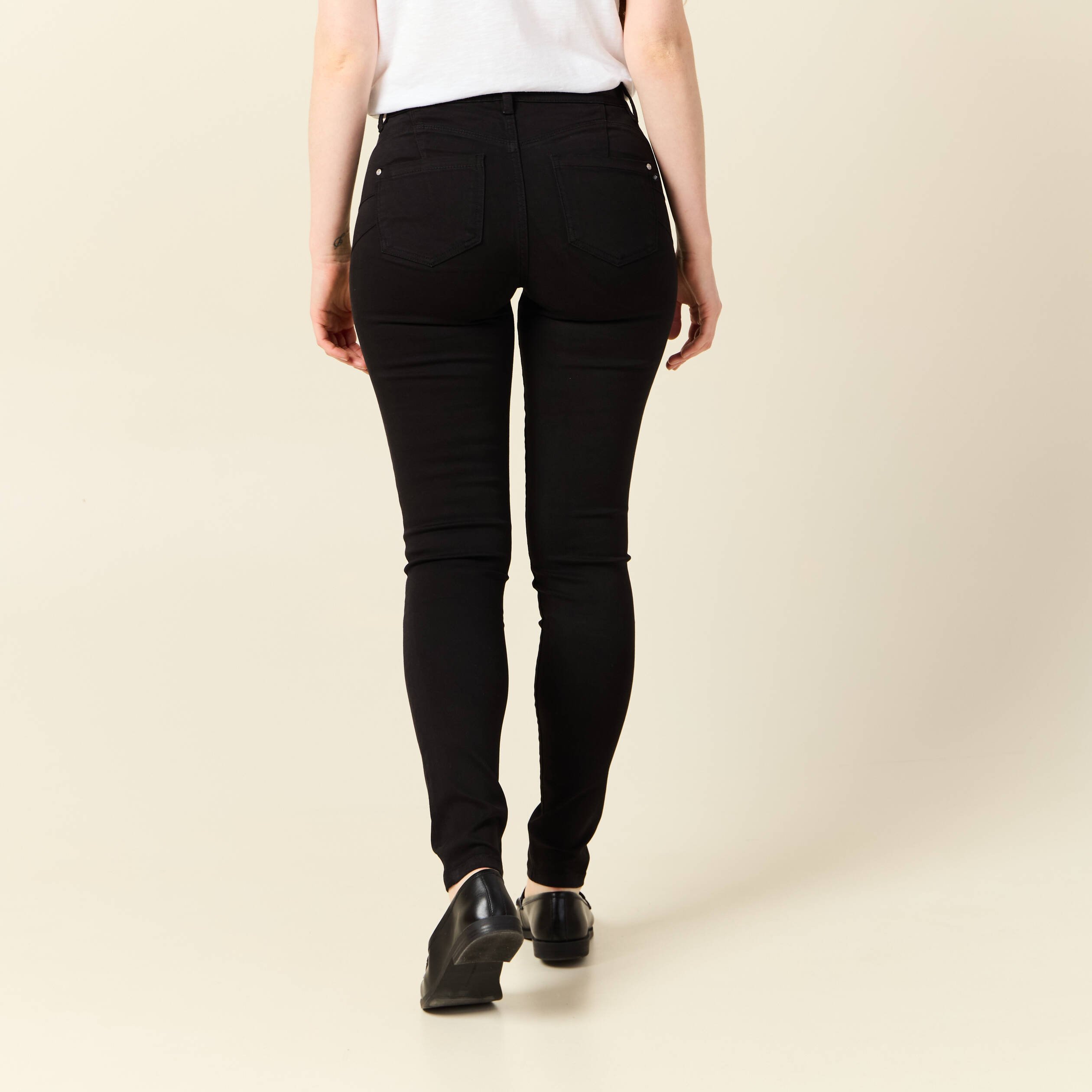 Pantalon Audrey - skinny push up gris foncé femme
