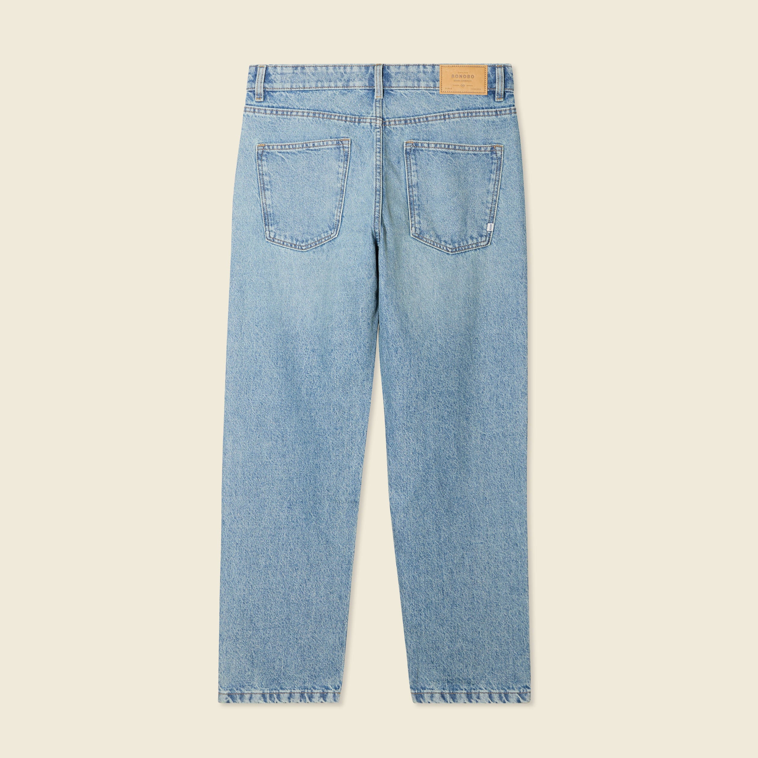 Jeans large relaxed denim dirty homme
