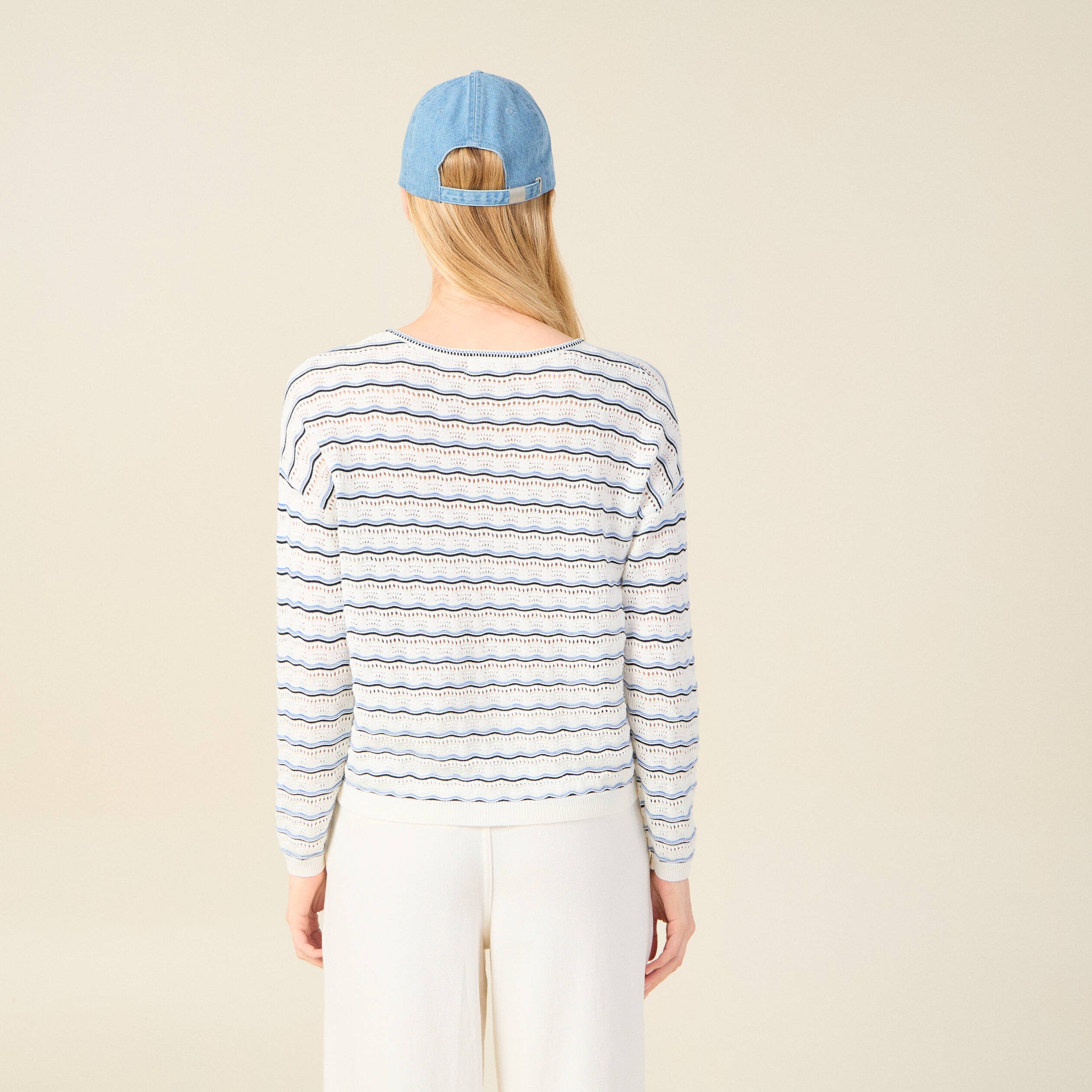 pull eco responsable creme femme Pull éco-responsable creme femme
