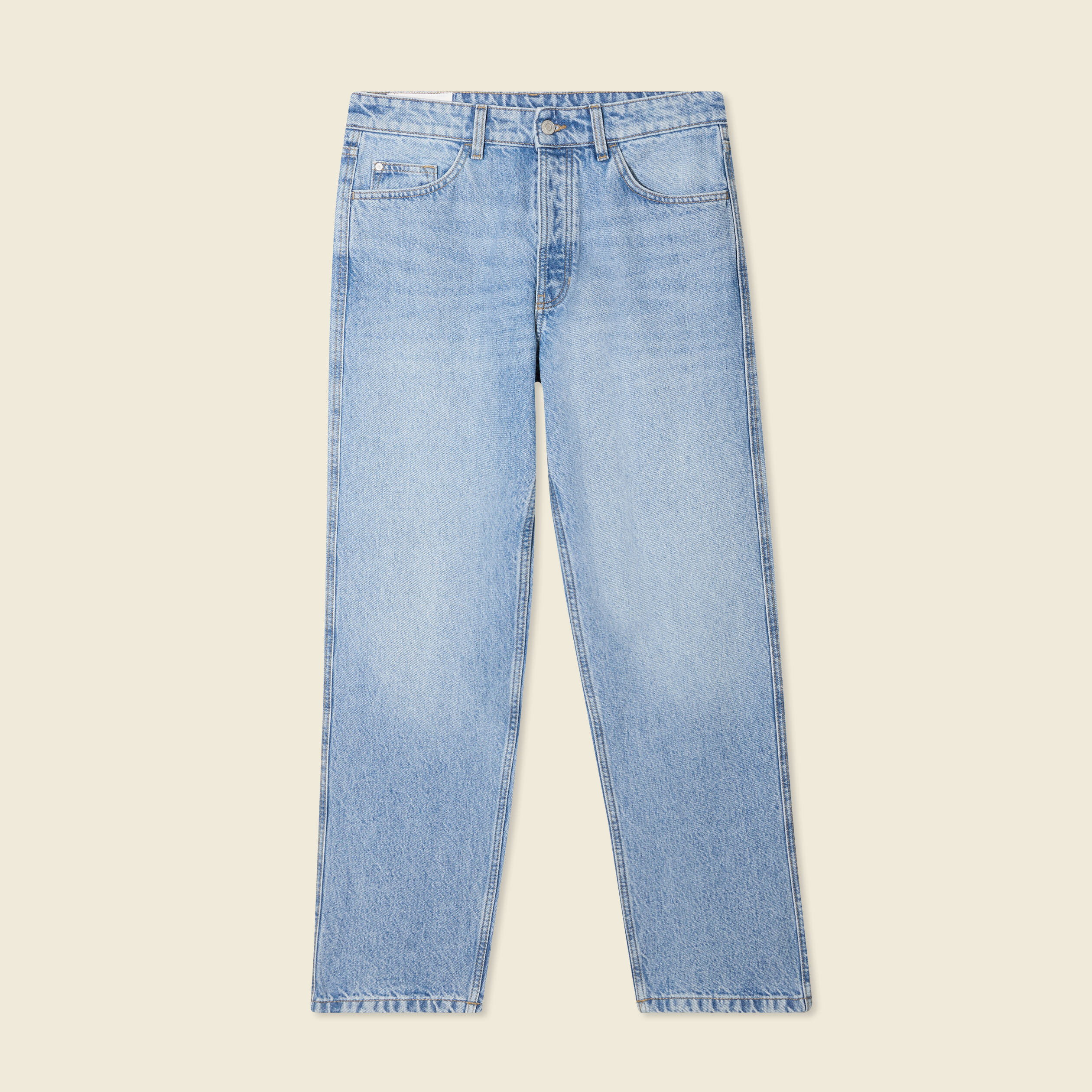 jeans large relaxed denim bleach homme Jeans large relaxed denim bleach homme