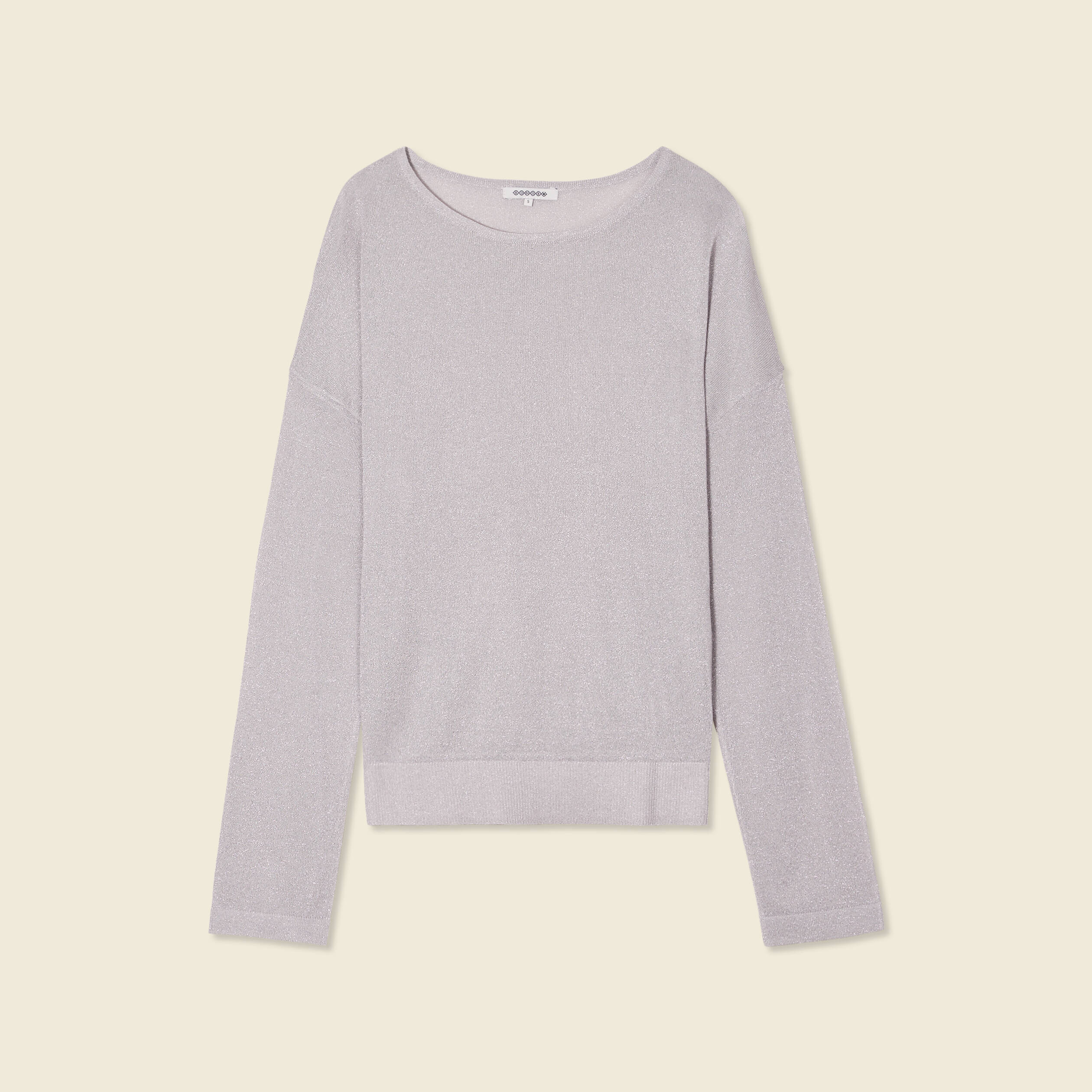 pull manches longues gris clair femme Pull manches longues gris clair femme