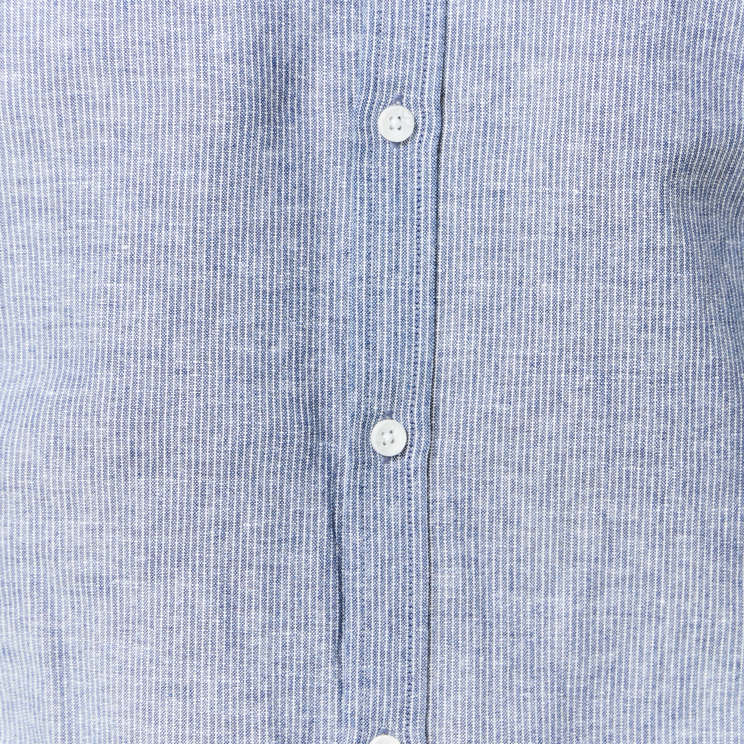 chemise manches longues bleu gris homme Chemise manches longues bleu gris homme