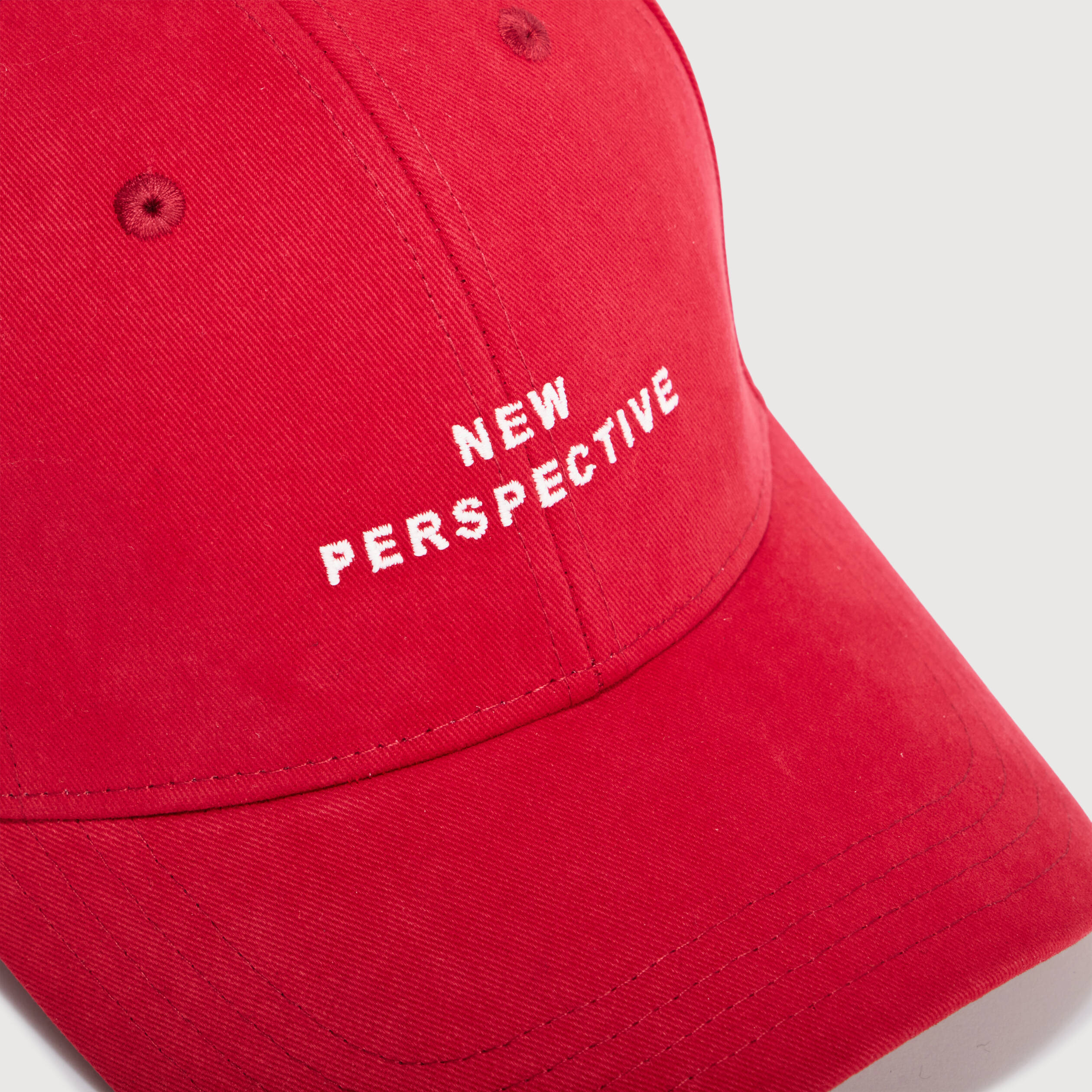 Casquette en coton rouge homme
