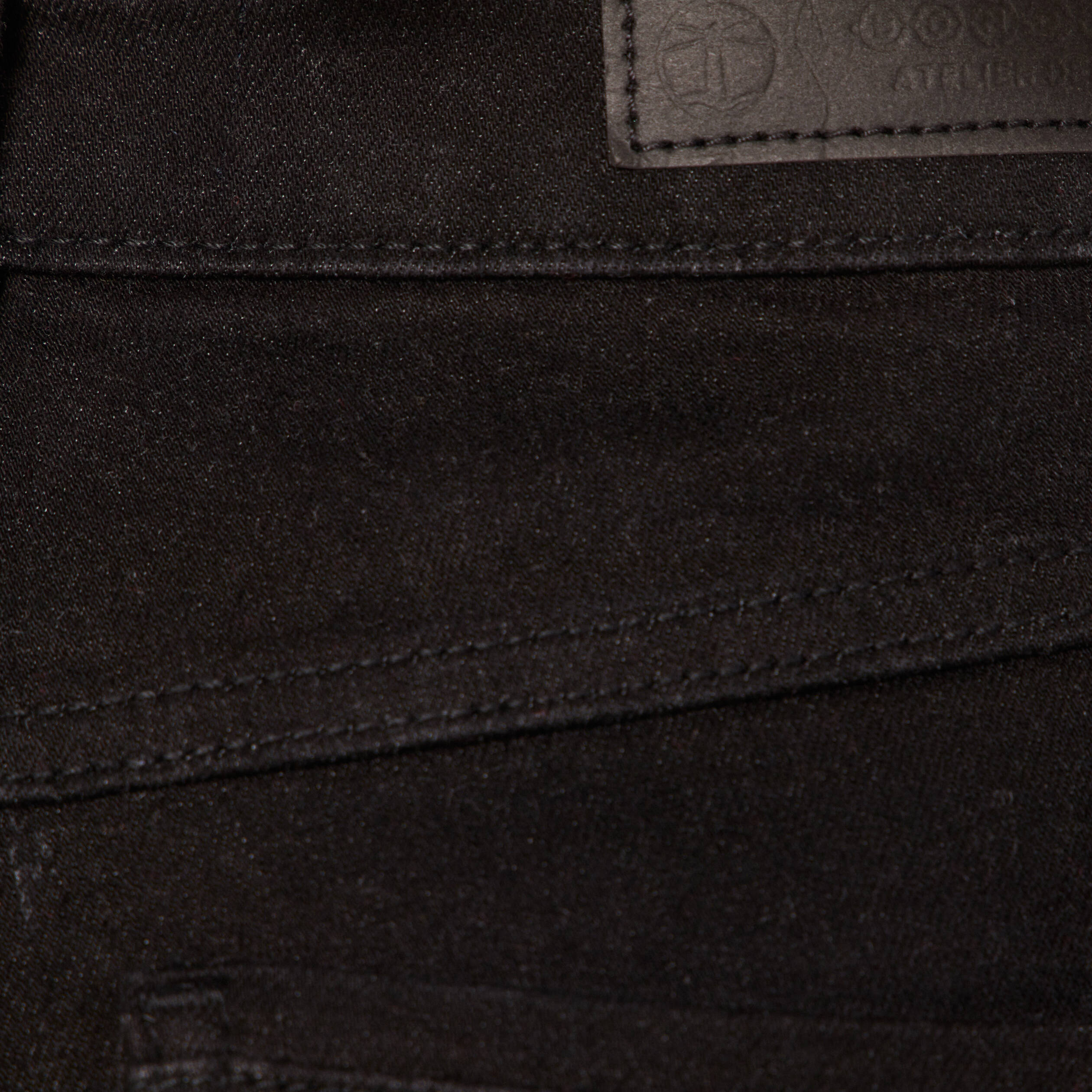Jeans slim taille haute denim noir femme
