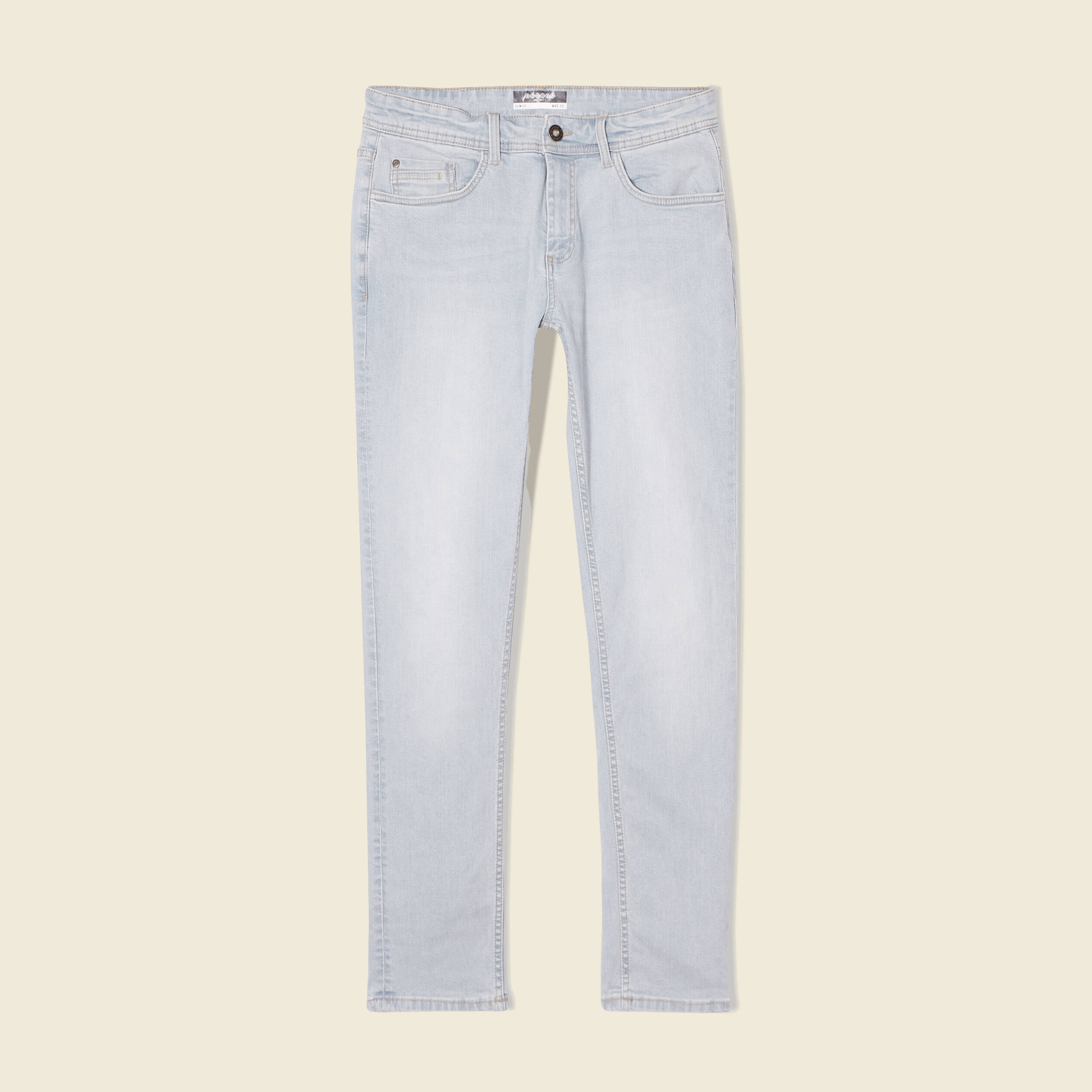 jeans slim eco responsable denim bleach homme Jeans slim éco-responsable denim bleach homme