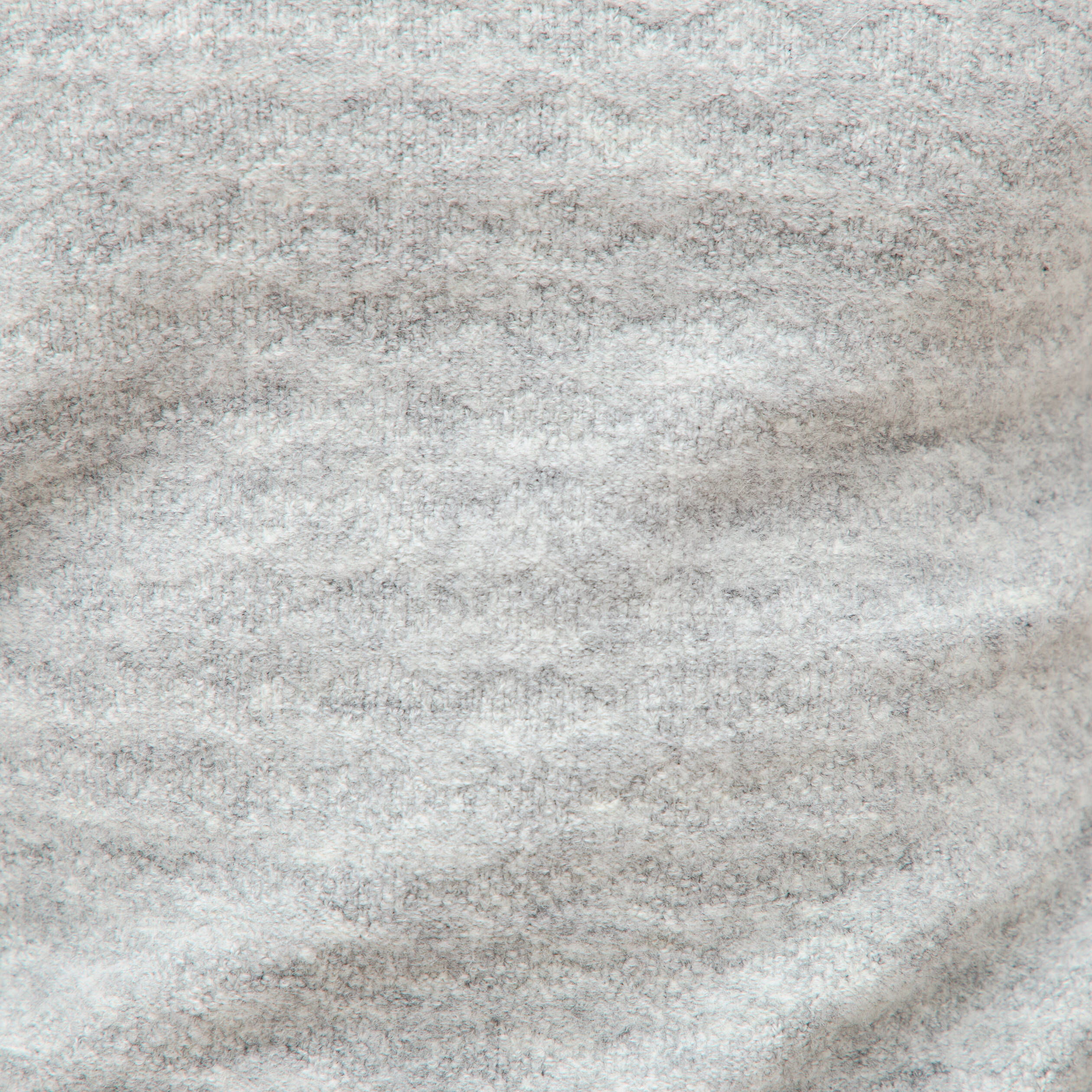 Pull manches longues col bateau gris femme