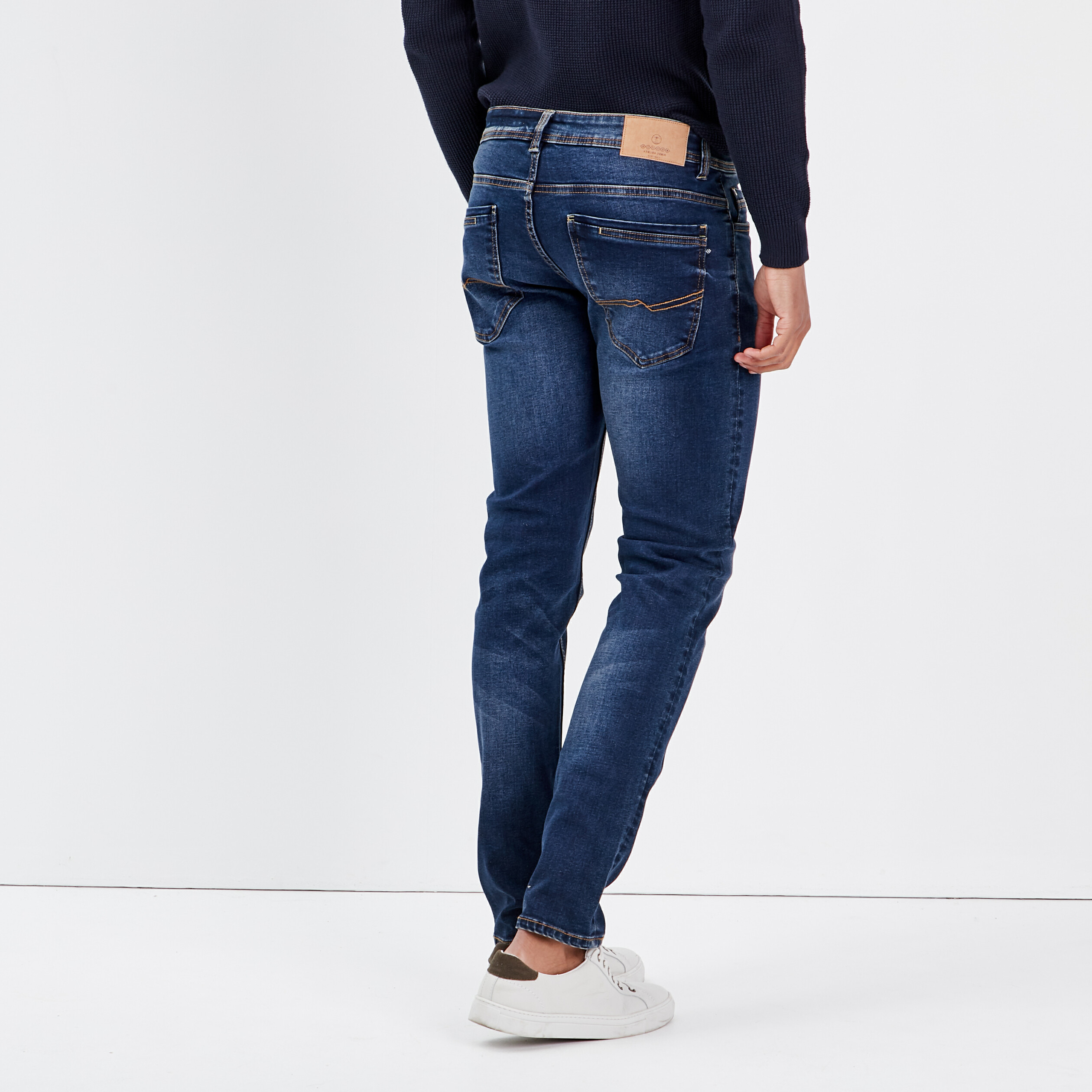 Jeans slim crinkle Instinct denim brut homme