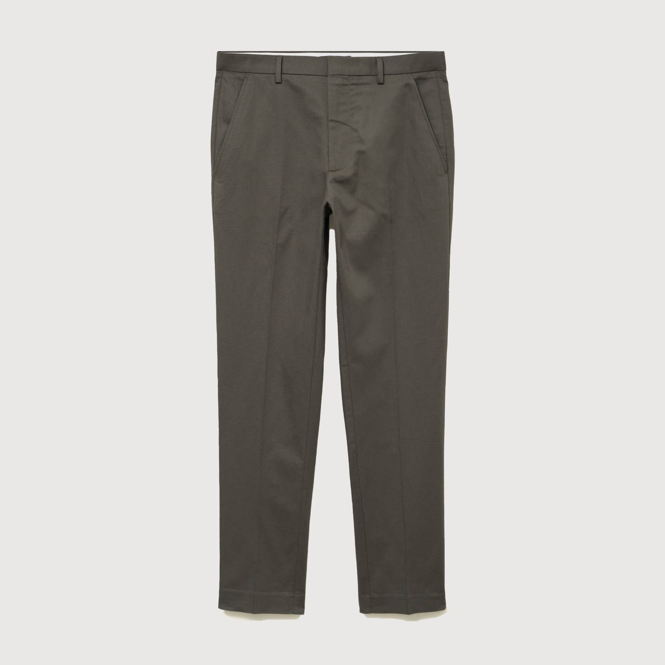 Pantalon chino vert fonc&eacute; homme