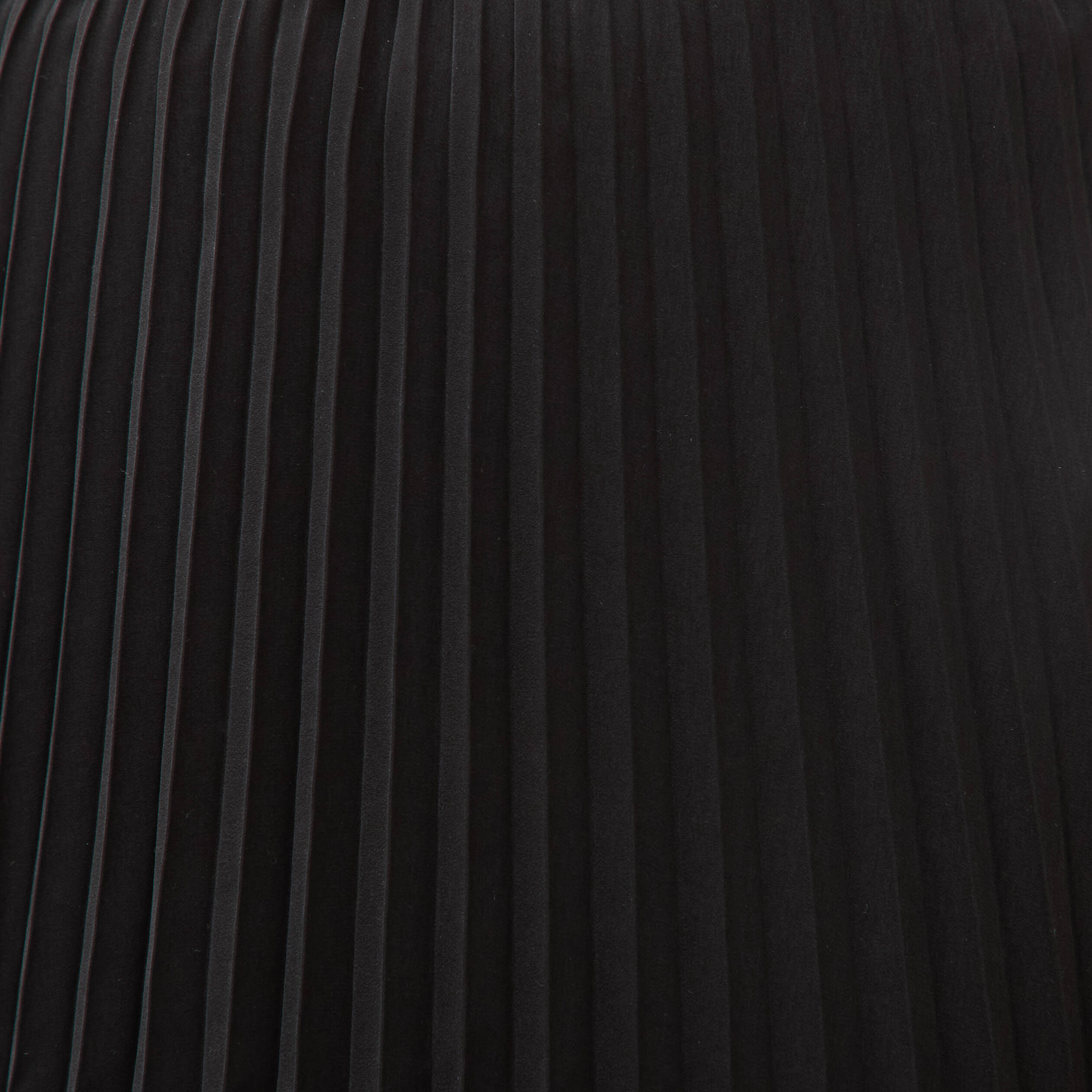 Jupe longue &eacute;vas&eacute;e pliss&eacute;e noir femme