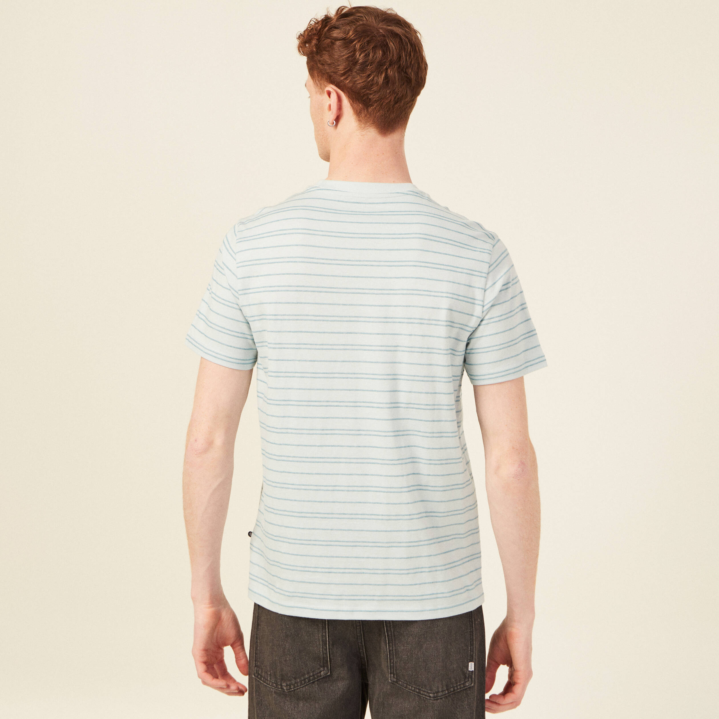 t shirt eco responsable bleu ciel homme T-shirt éco-responsable bleu ciel homme