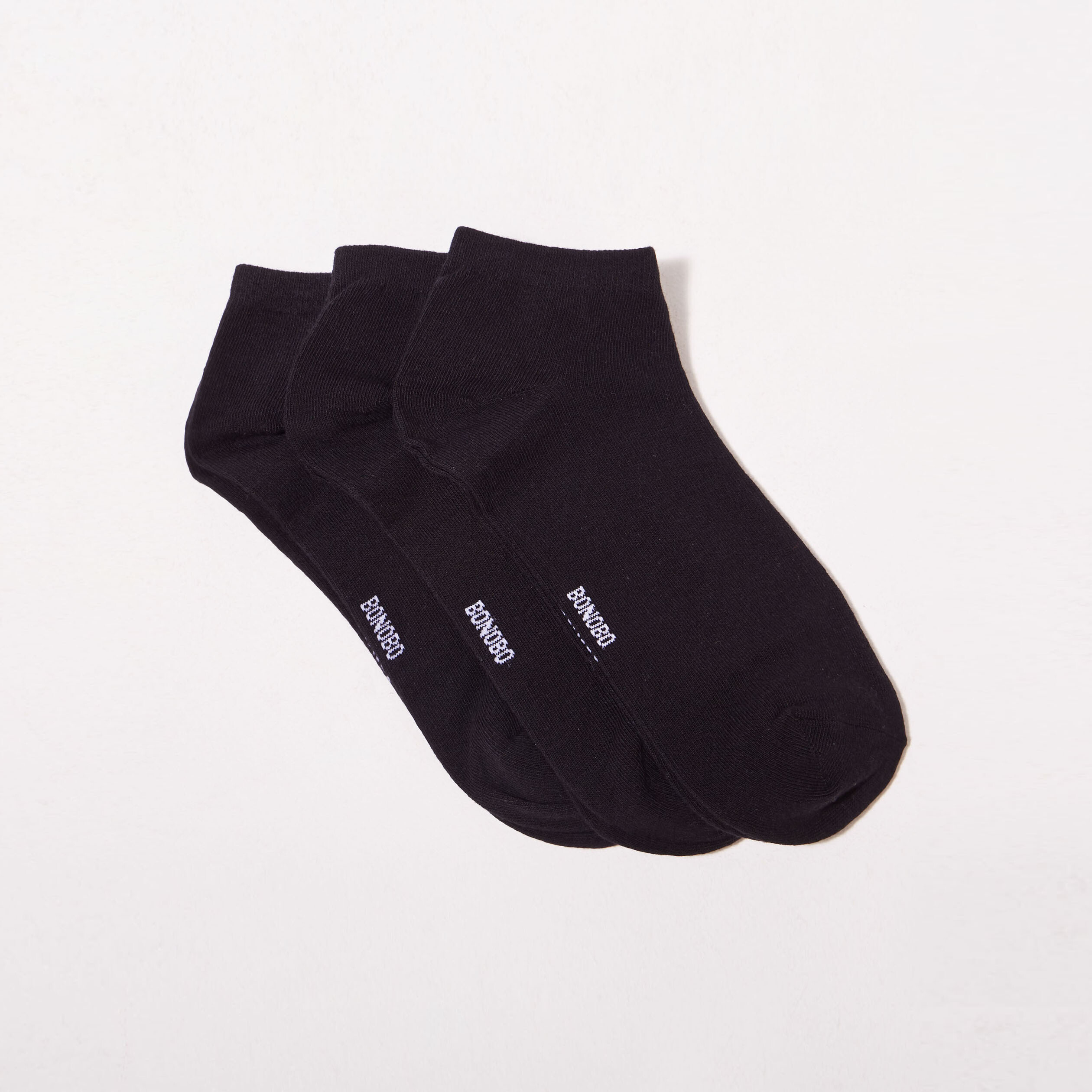 Lot 3 paires chaussettes noir homme