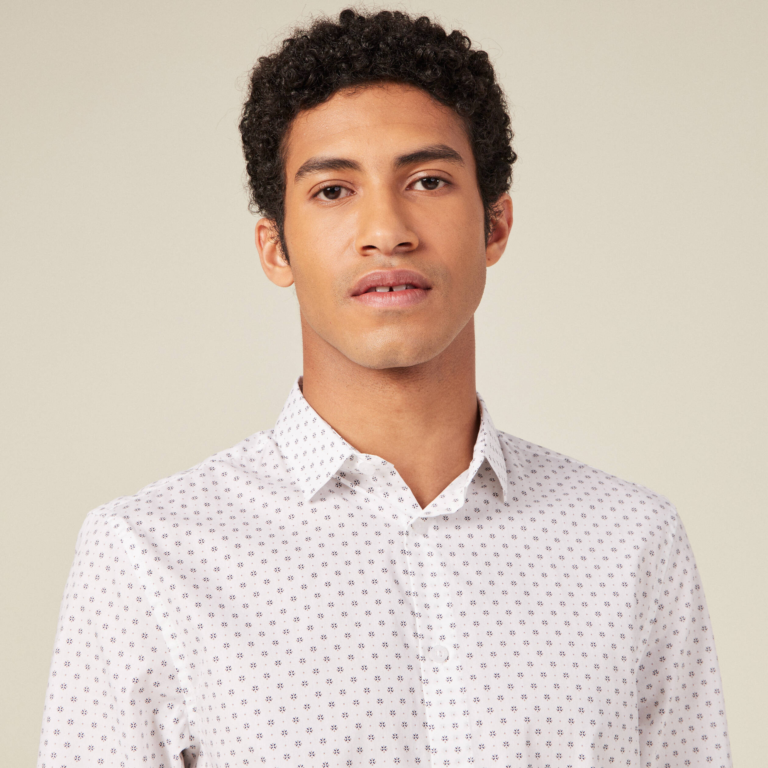 Chemise Homme Casa Blanca Taille XXL - Manches Longues, Carreaux Blanc/rouge/noir, Coton