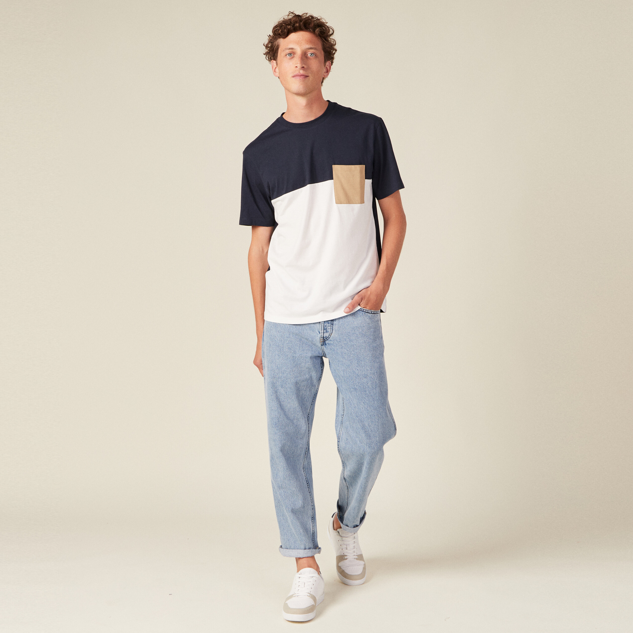 t shirt eco responsable bleu marine homme T-shirt éco-responsable bleu marine homme