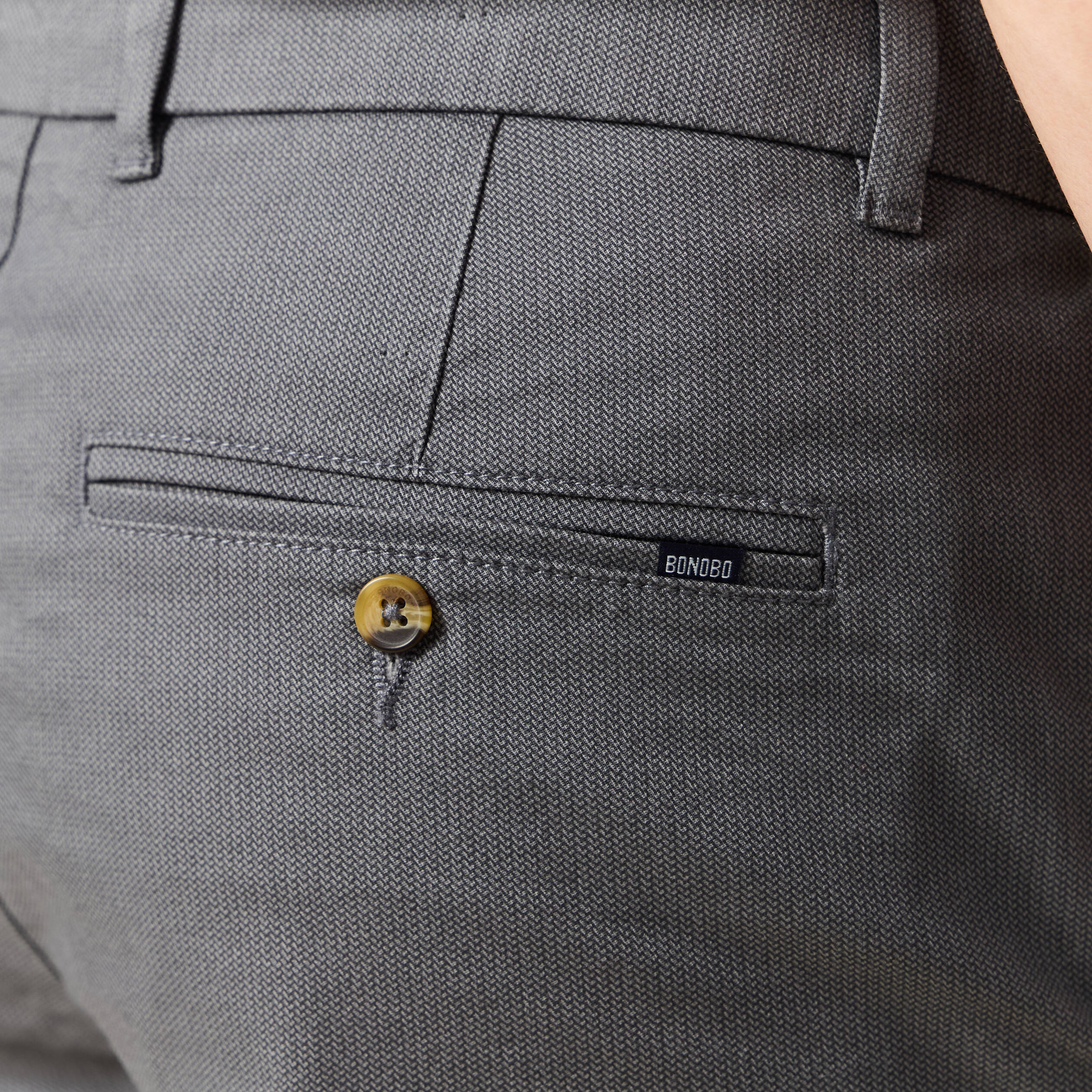 pantalon slim instinct chino gris homme Pantalon slim Instinct chino gris homme