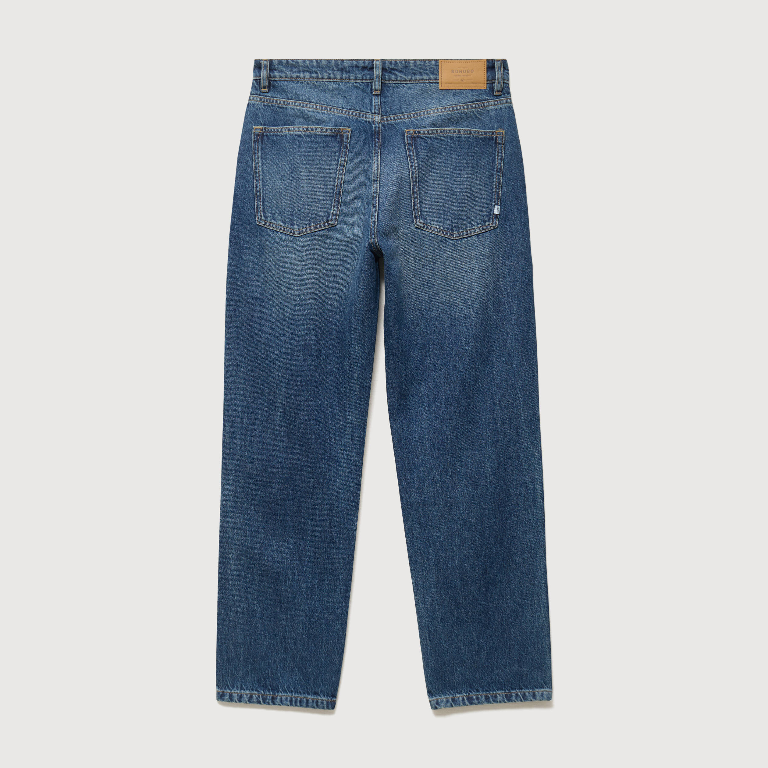 Jeans large relaxed denim stone homme