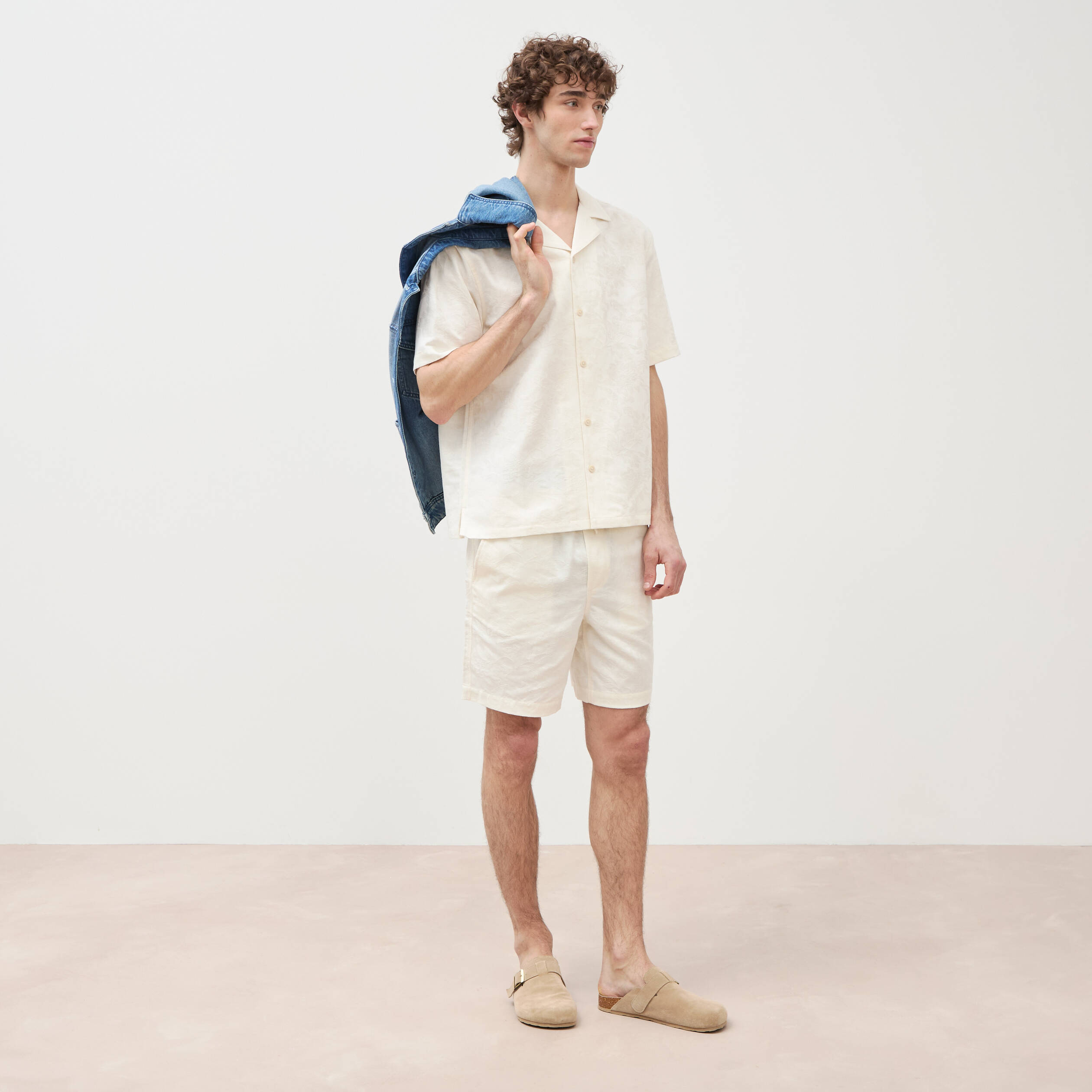 Bermuda ecru homme