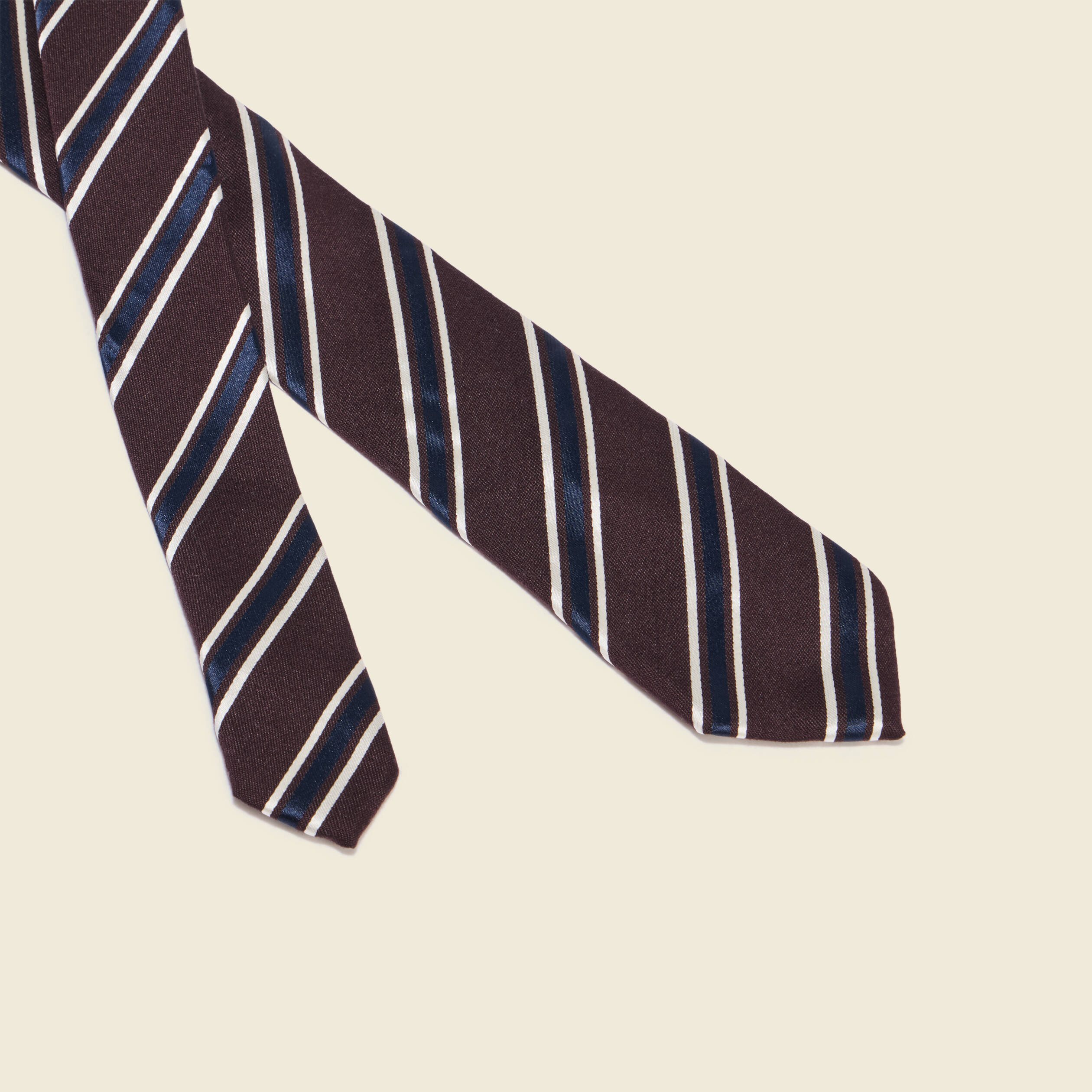 Cravate marron fonc&eacute; homme