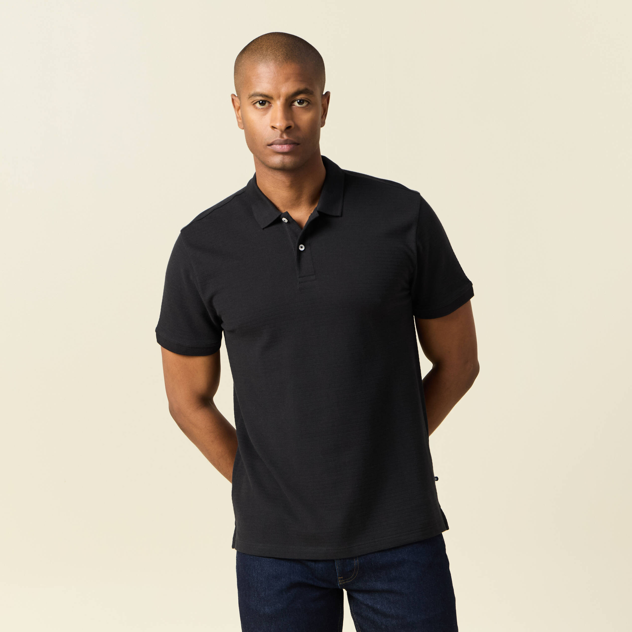 polo eco responsable noir homme Polo éco-responsable noir homme