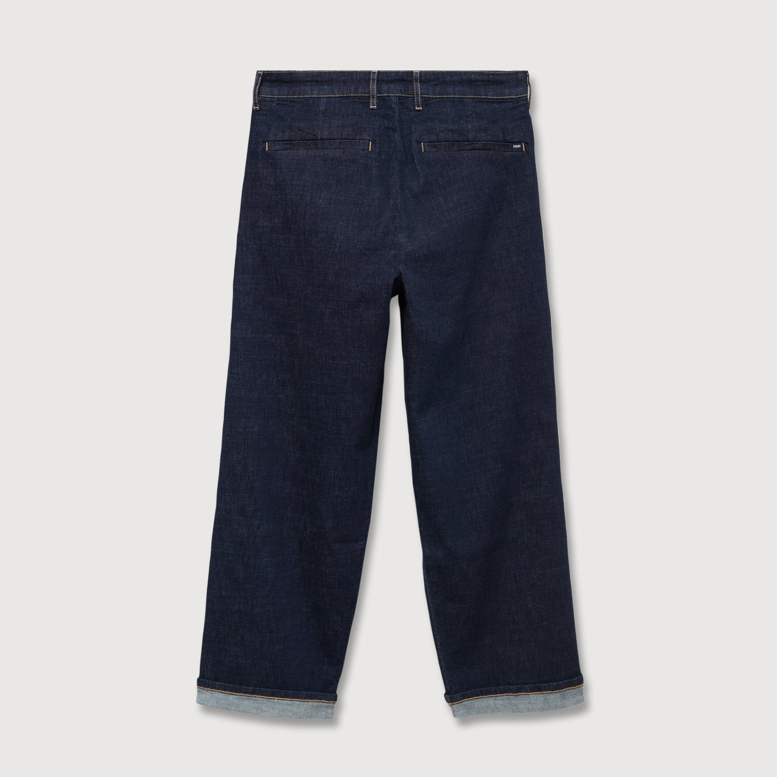Jeans loose longueur 32 denim brut clean homme