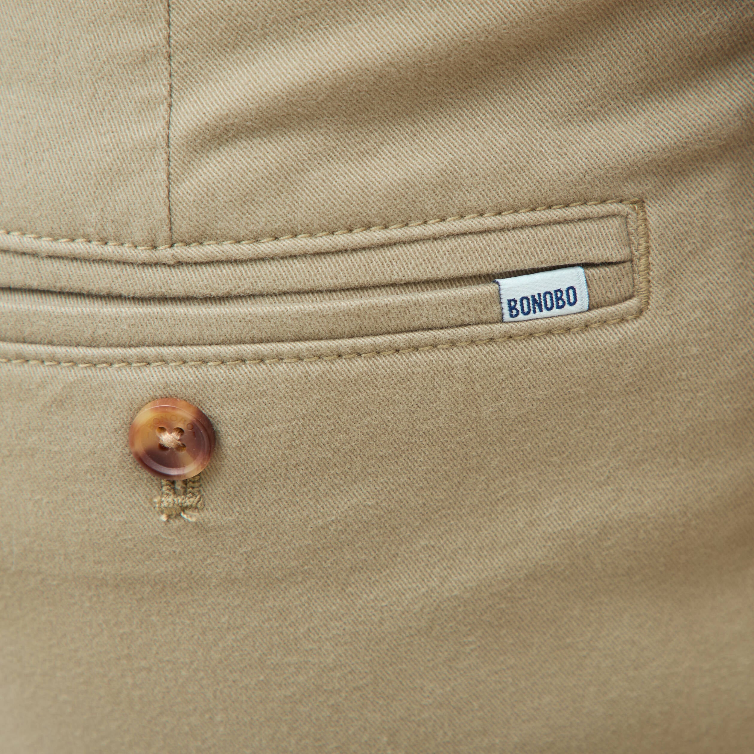 Short vert olive homme