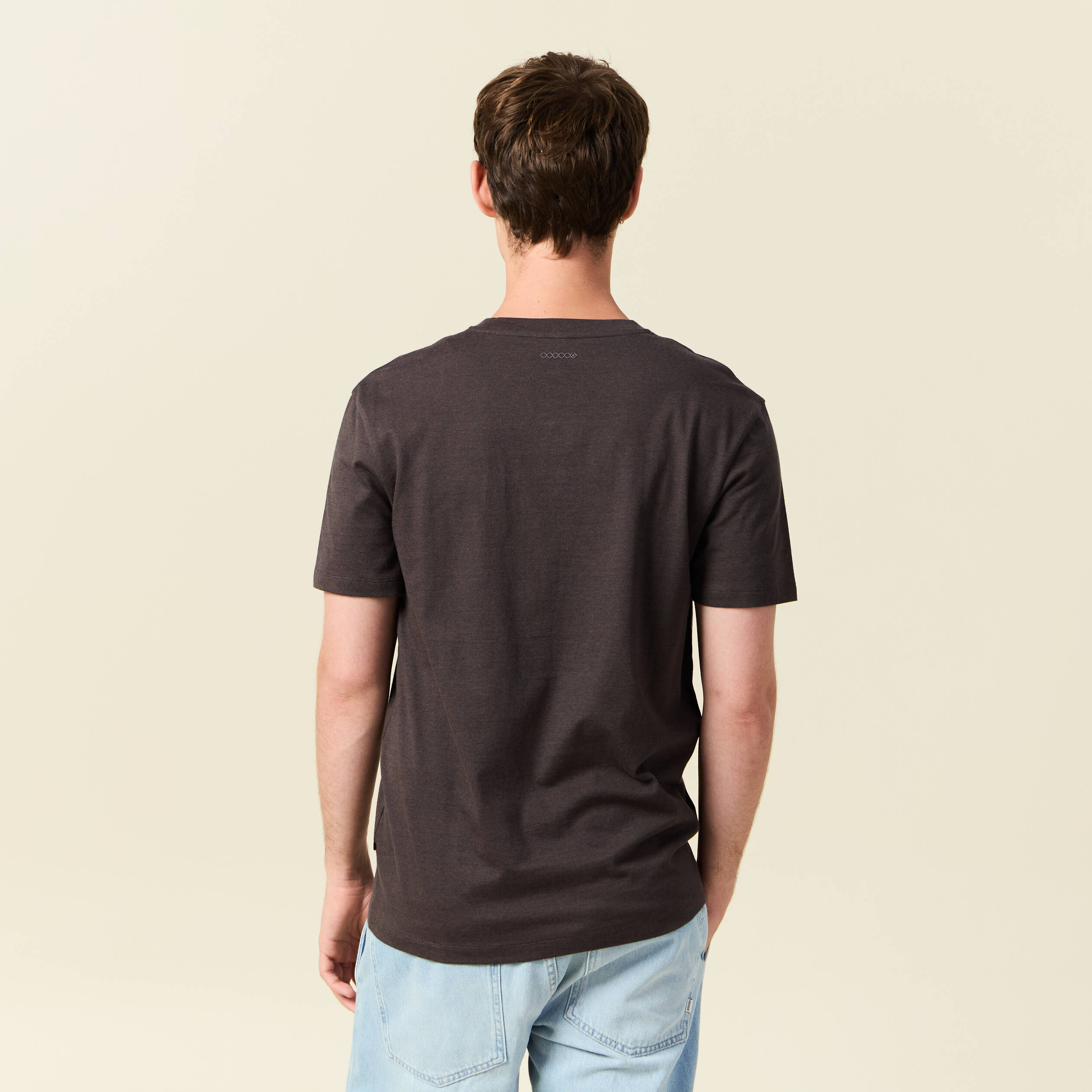 t shirt manches courtes homme taupe homme T-shirt manches courtes homme taupe homme