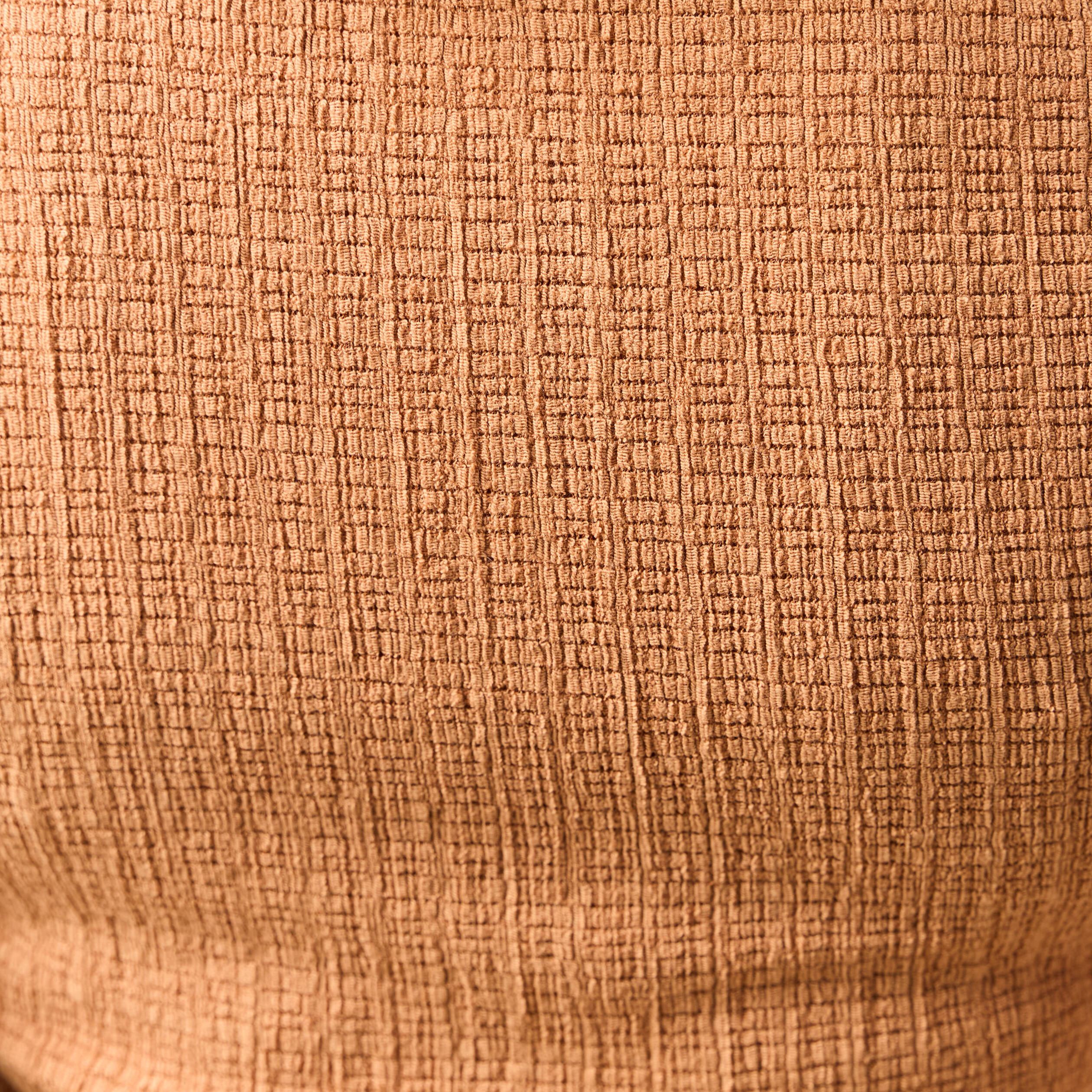 T-shirt ajust&eacute; court manches courtes terracotta femme
