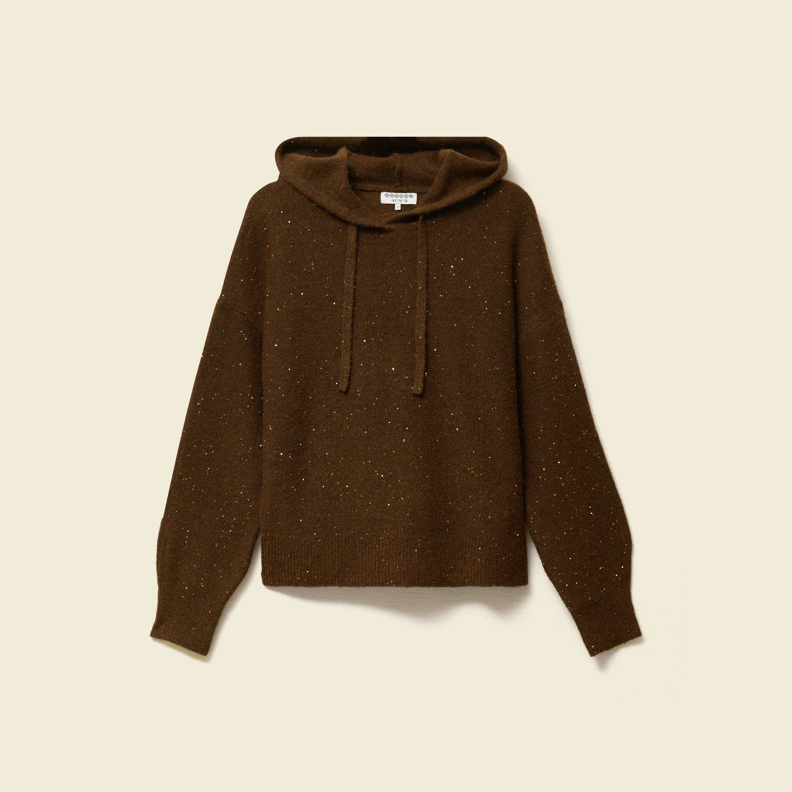 Sweat à Capuche En Coton Mélangé Ypawood Gris American Vintage - Femme | Place Des Tendances