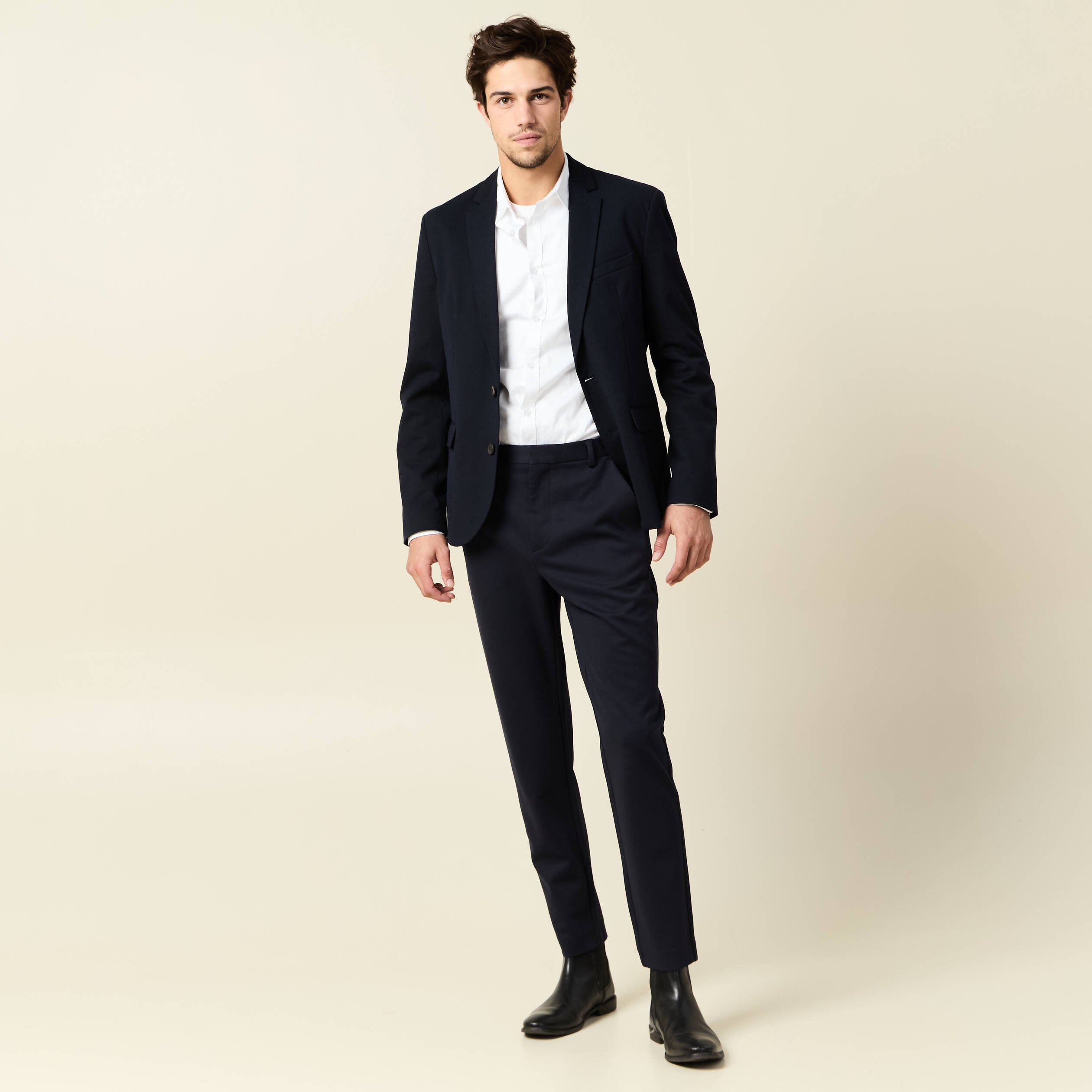 pantalon chino slim bleu marine homme Pantalon chino slim bleu marine homme