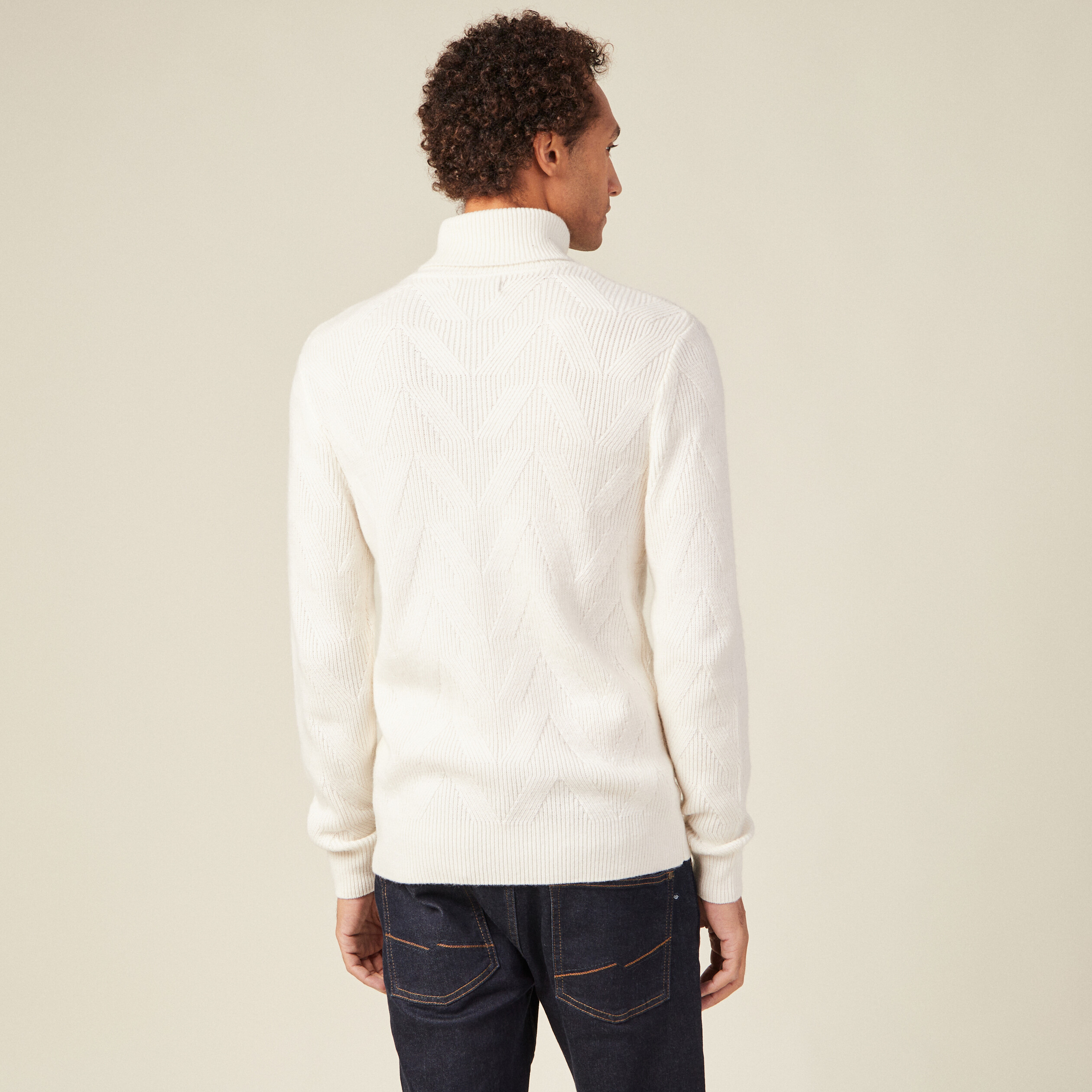 pull manches longues ecru homme Pull manches longues ecru homme