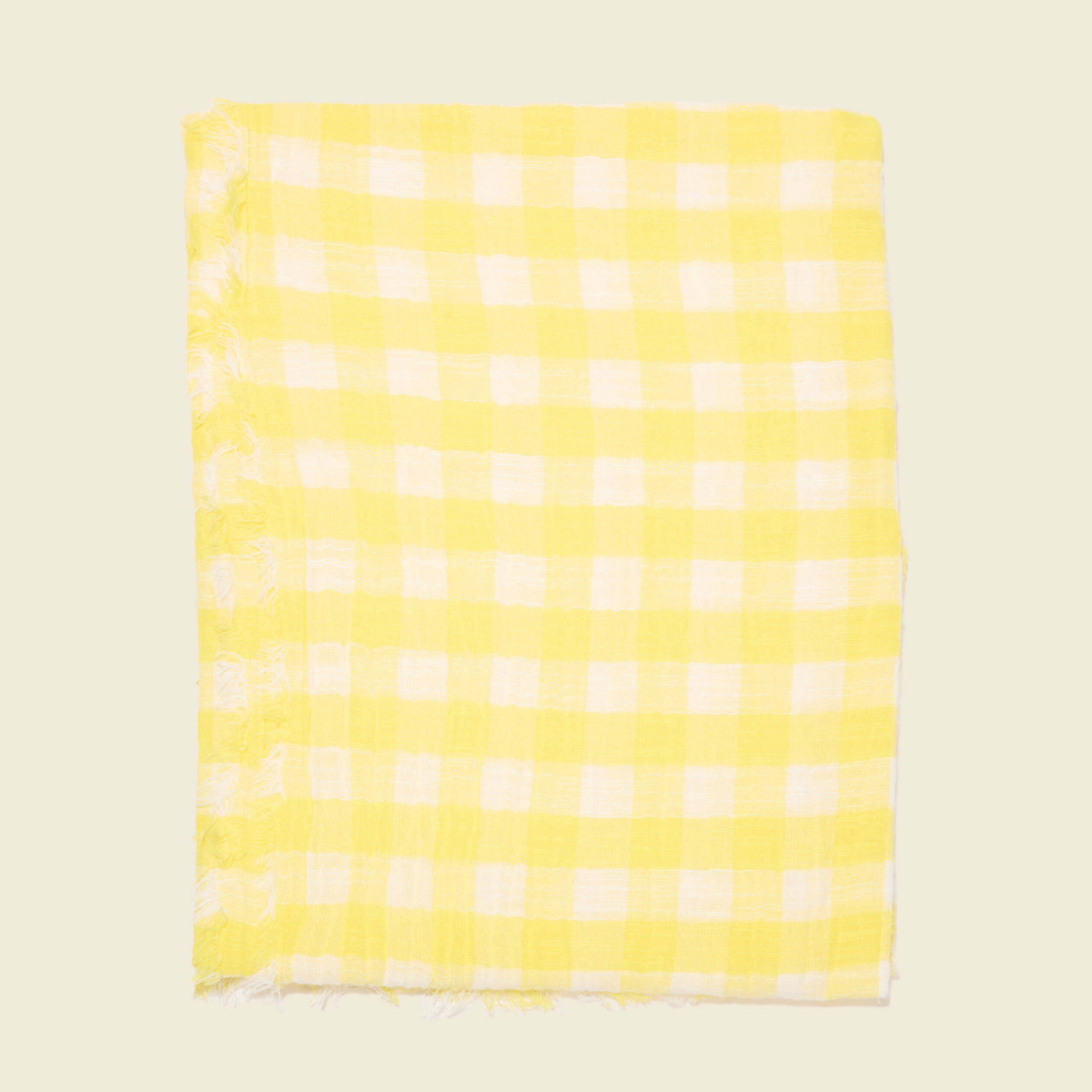 Foulard jaune citron femme
