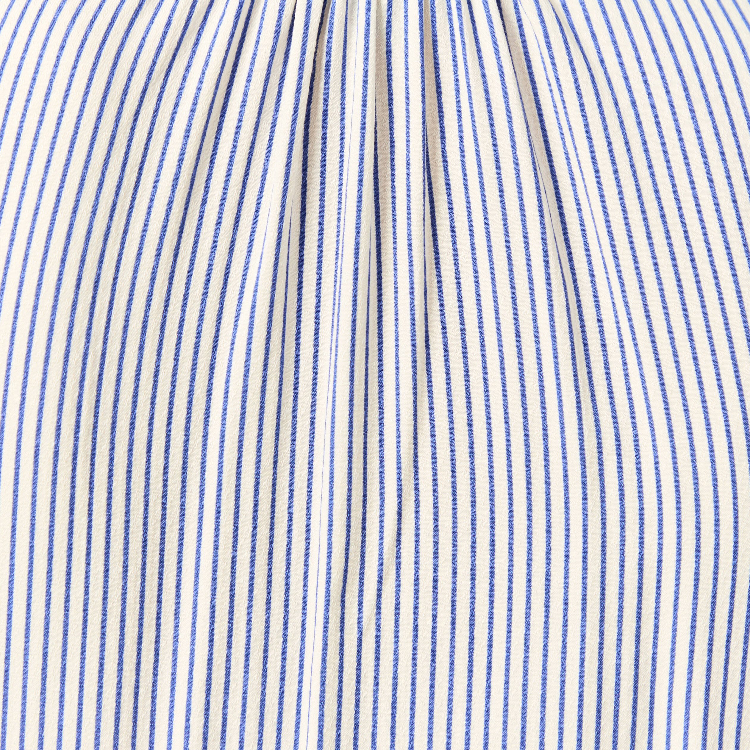 Top sans manches col montant bleu femme