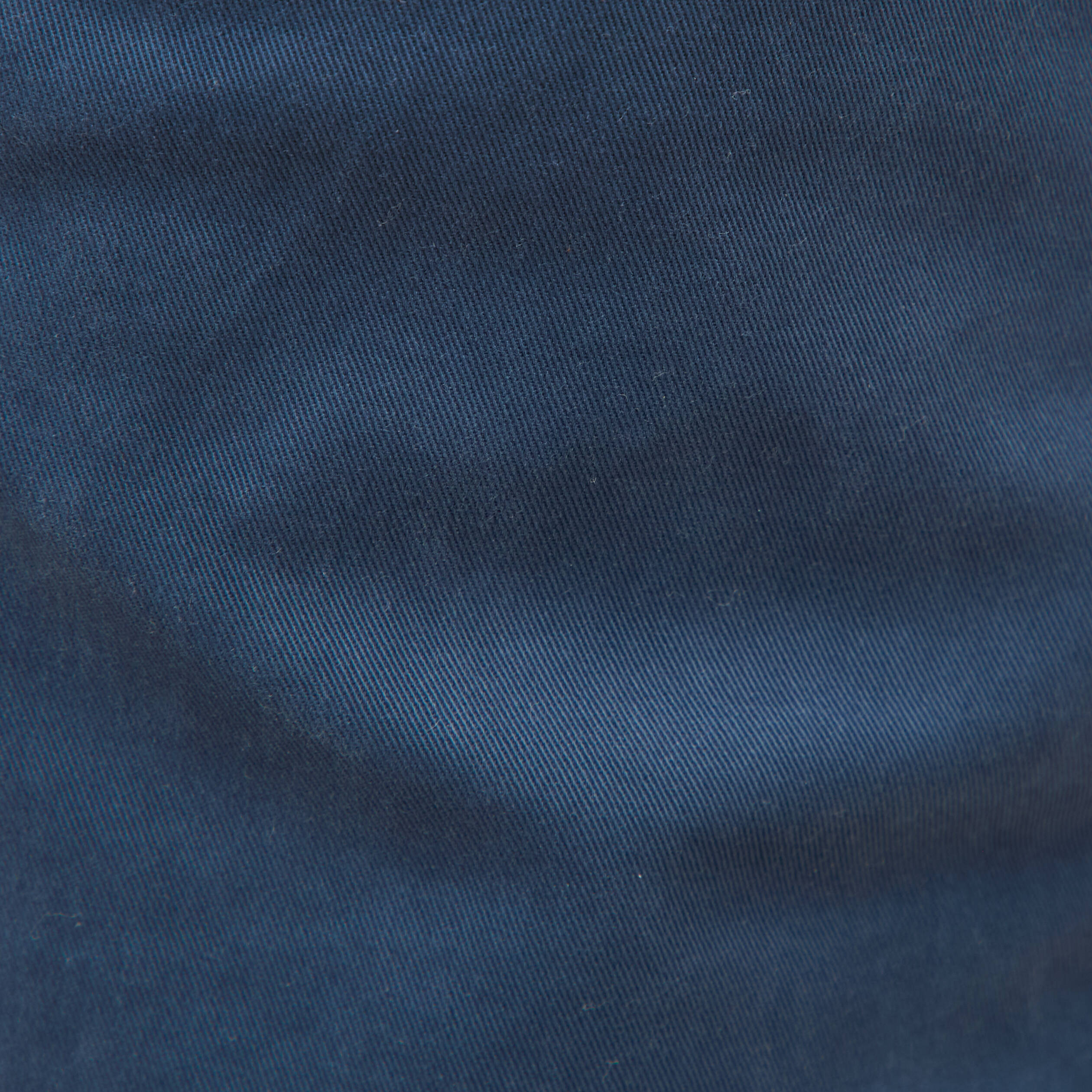 Pantalon bleu fonc&eacute; homme