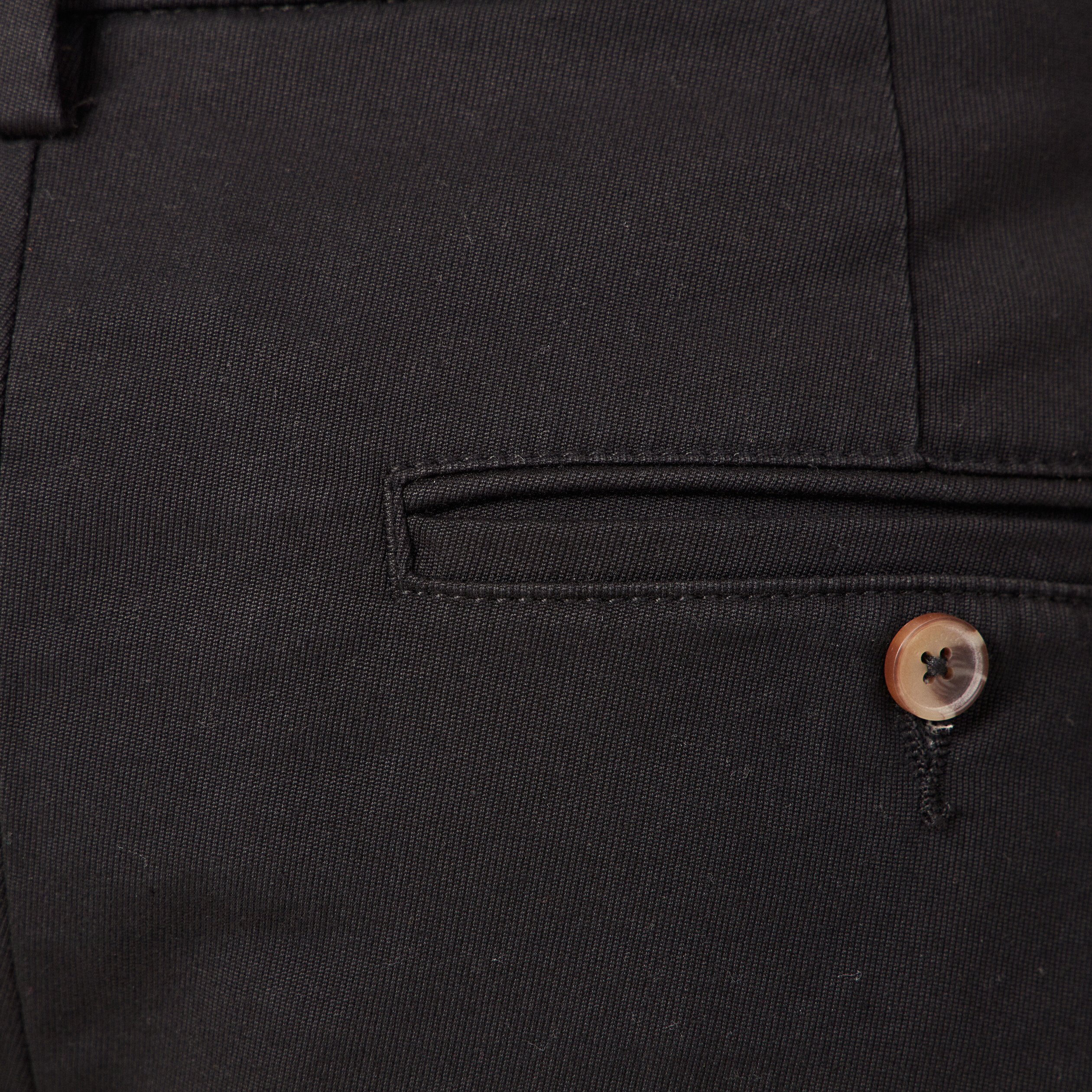 Pantalon chino 7/8ème noir homme