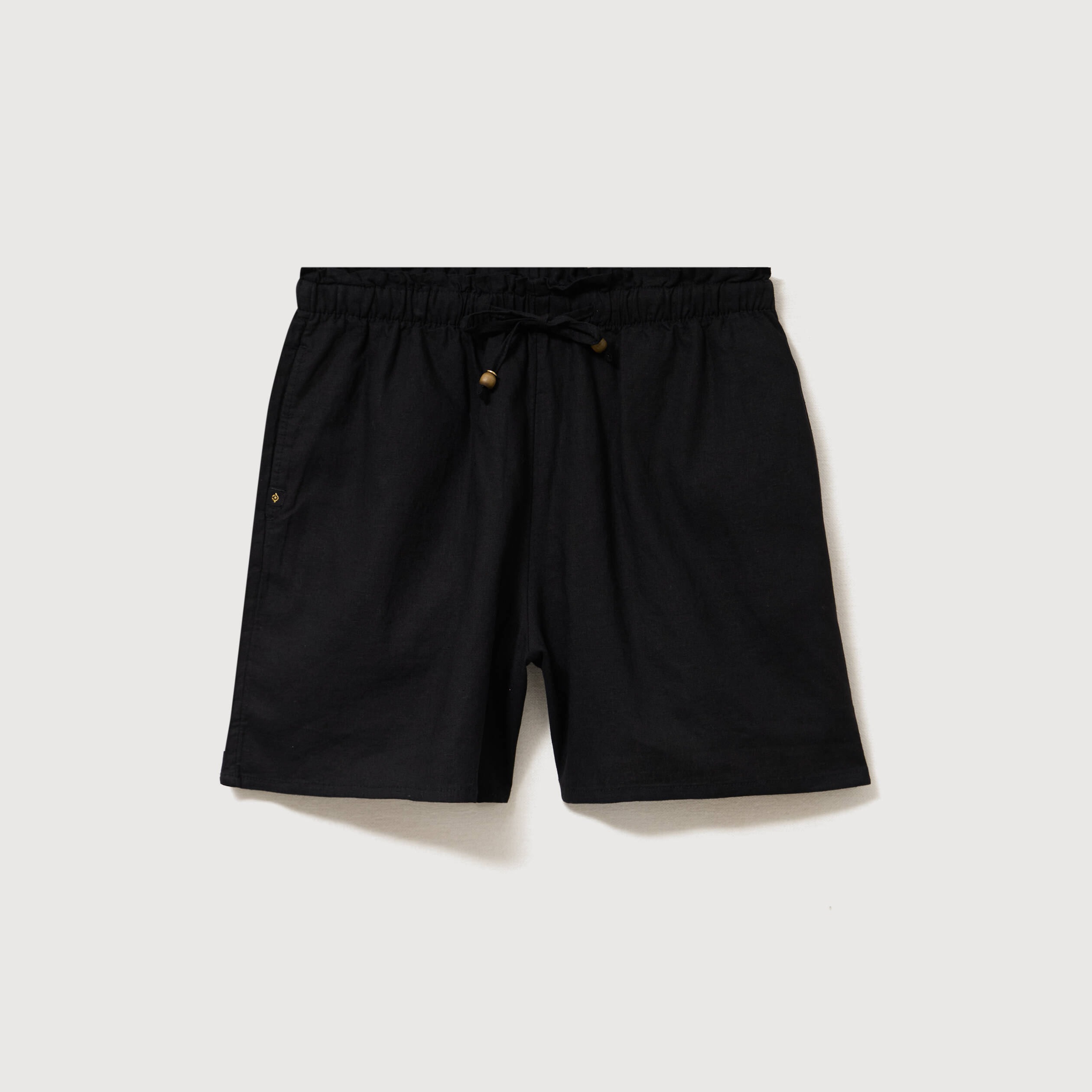 Short taille haute noir femme