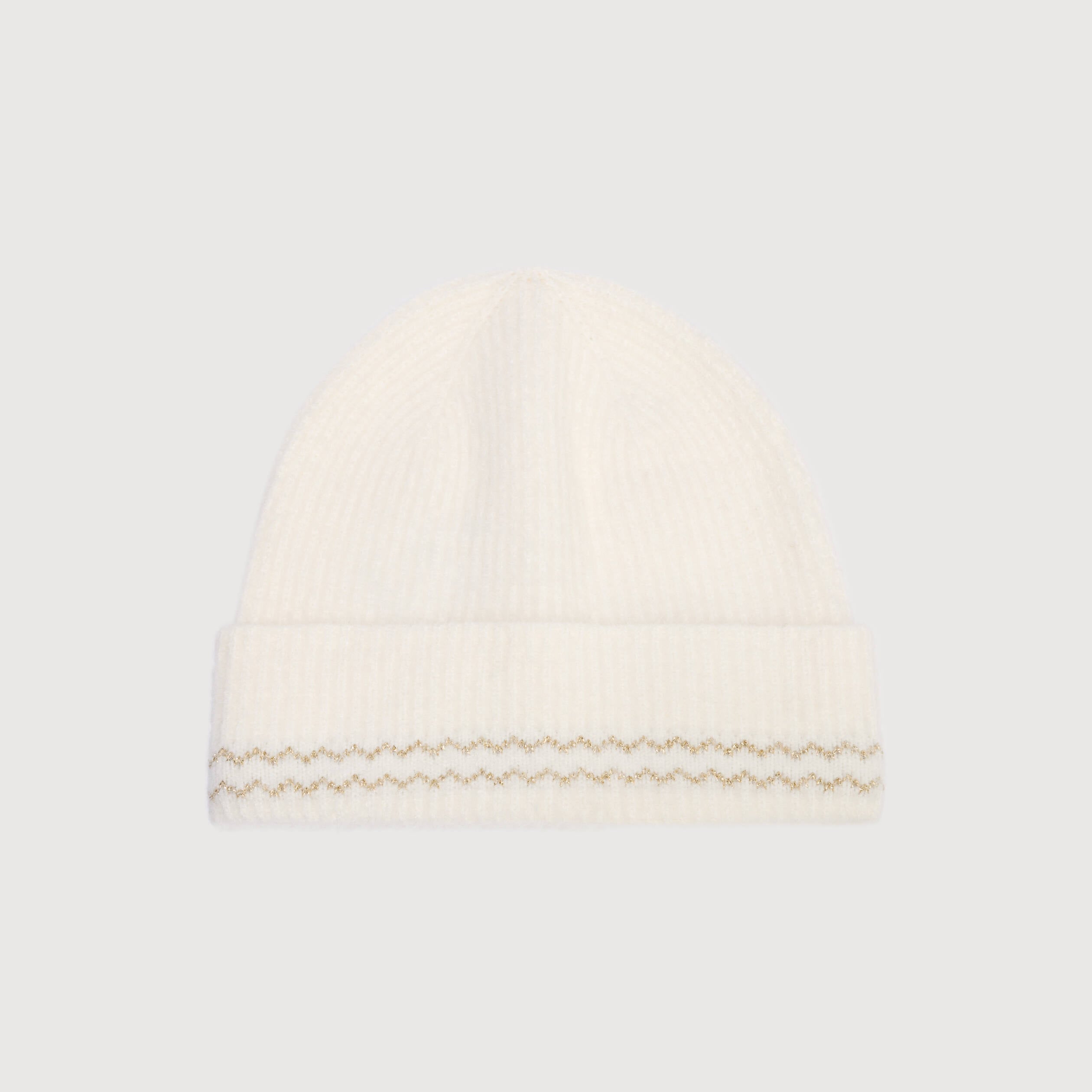 Bonnet ivoire femme