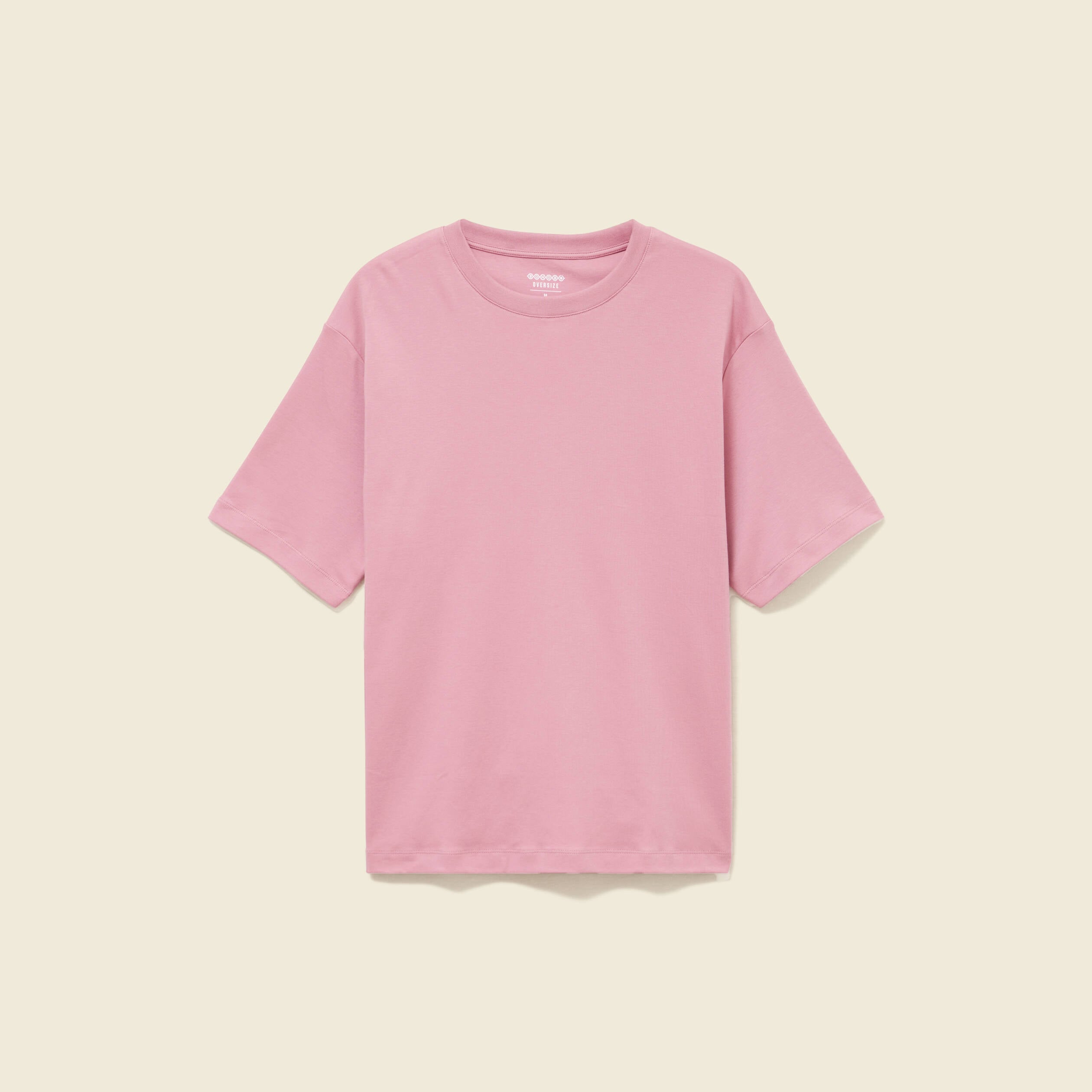 T-shirt manches courtes vieux rose homme