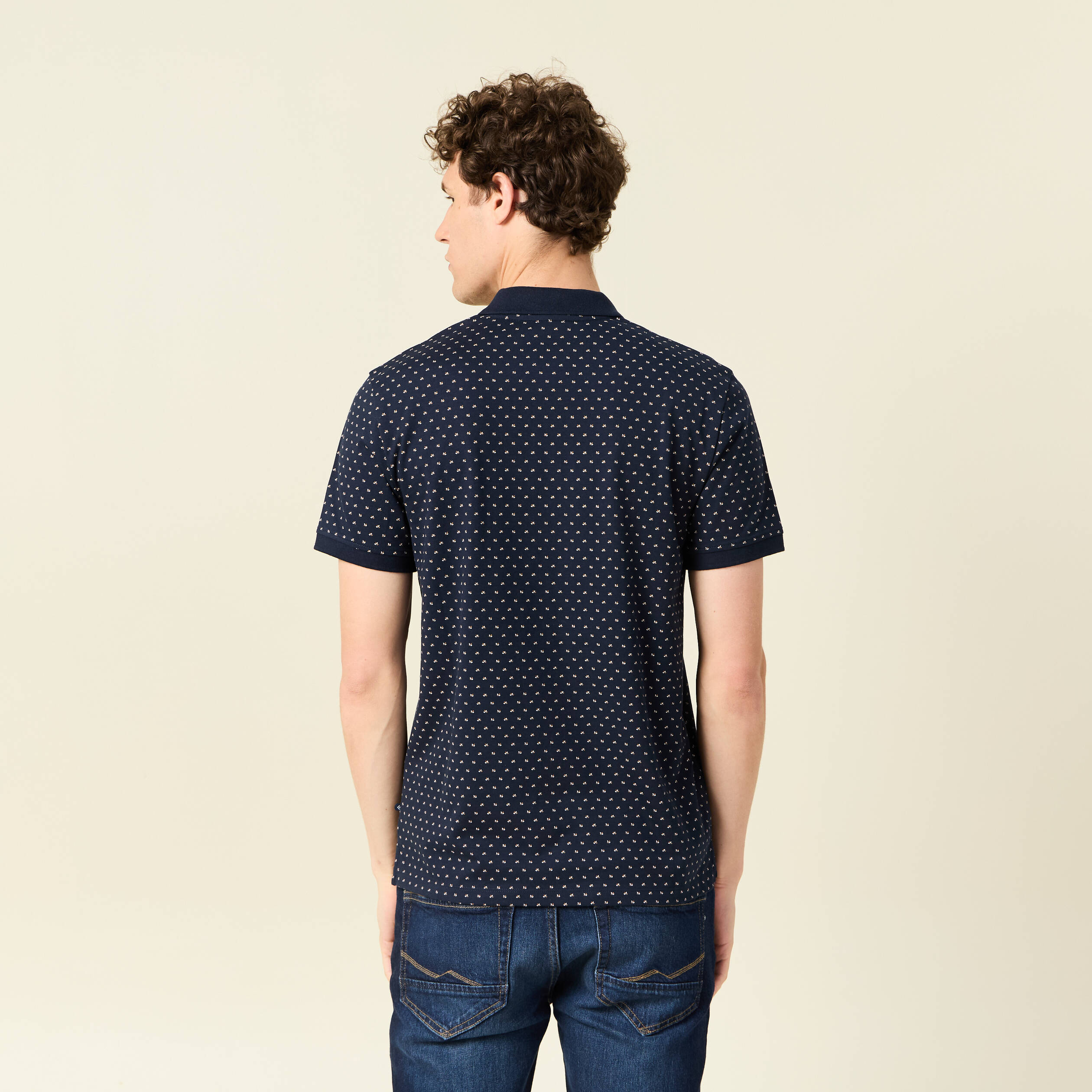 polo eco responsable bleu marine homme Polo éco-responsable bleu marine homme