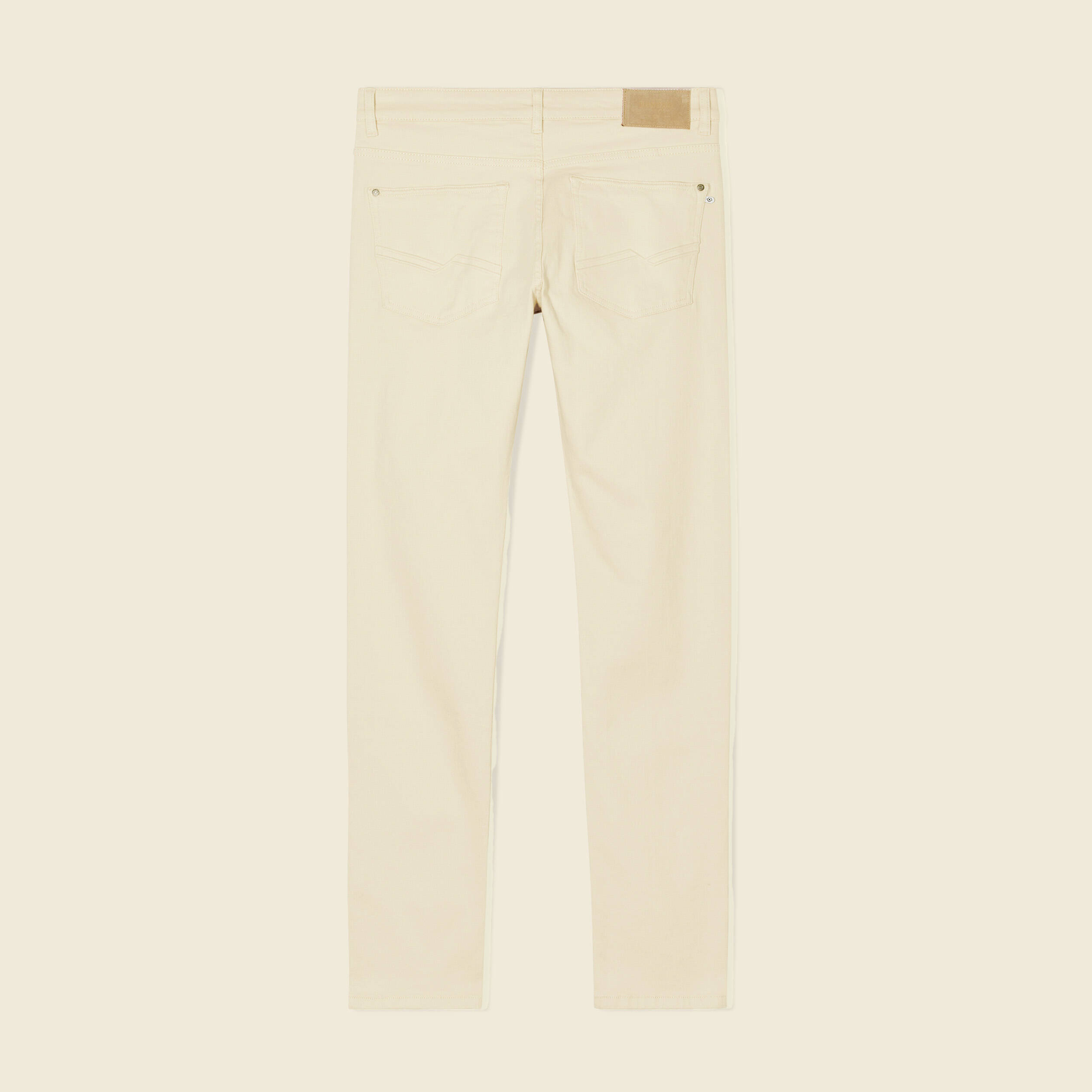jeans slim ecru homme Jeans slim ecru homme