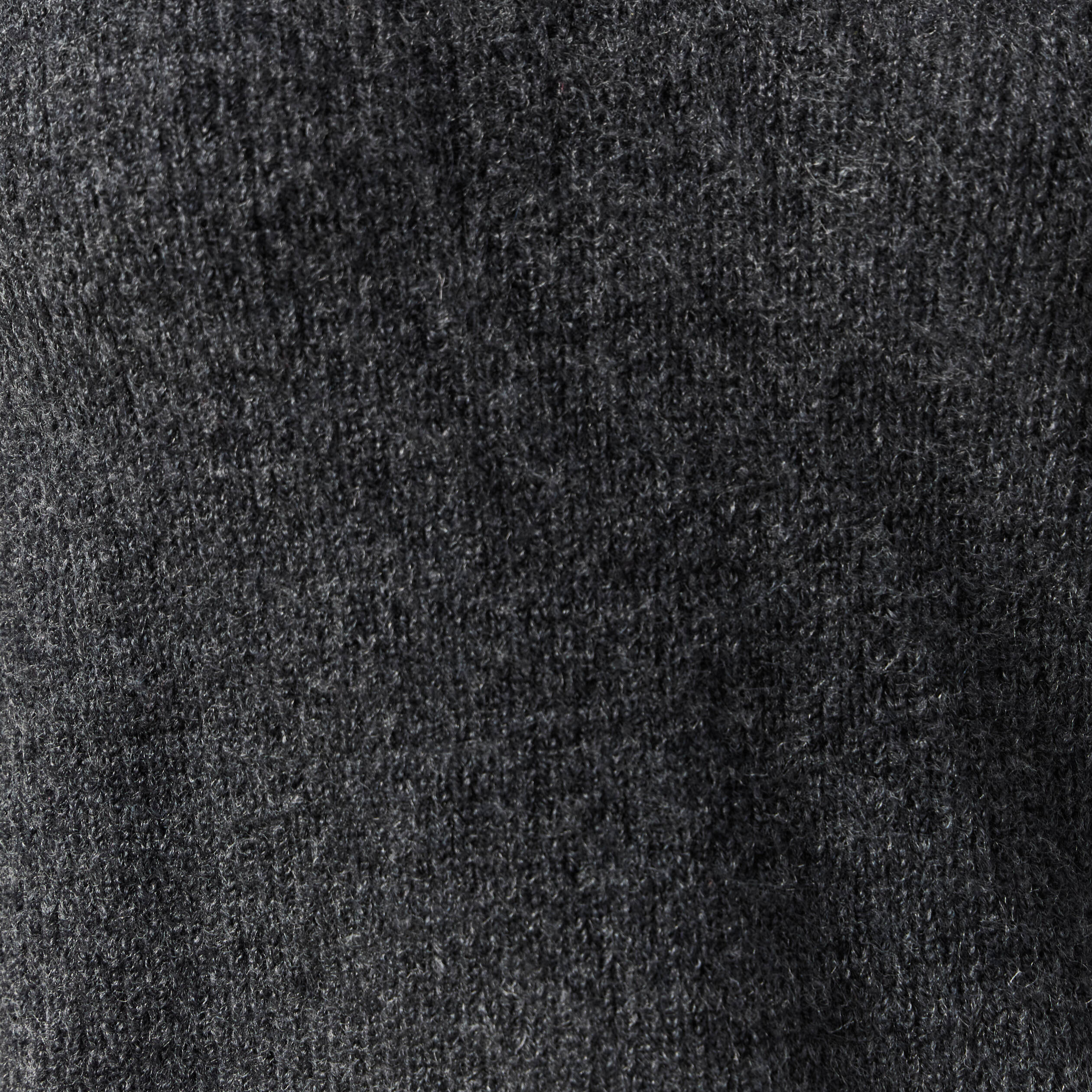 pull manches longues col en v gris fonce femme Pull manches longues col en V gris foncé femme