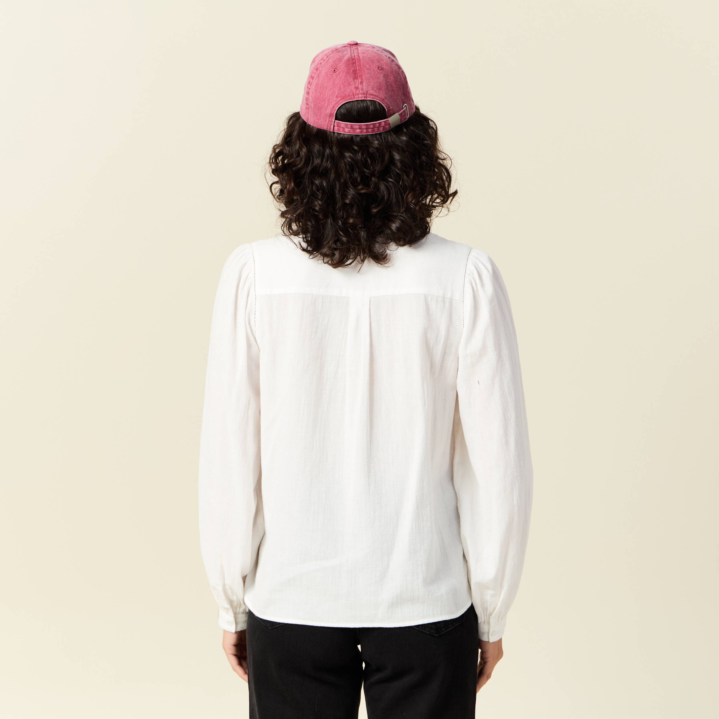 chemise manches longues ecru femme Chemise manches longues ecru femme