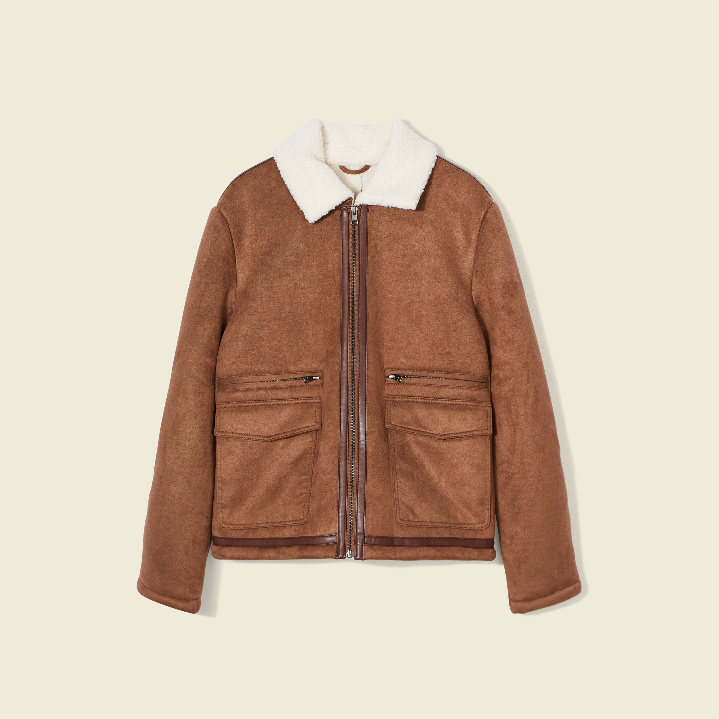 Blouson aviateur suedine homme deals