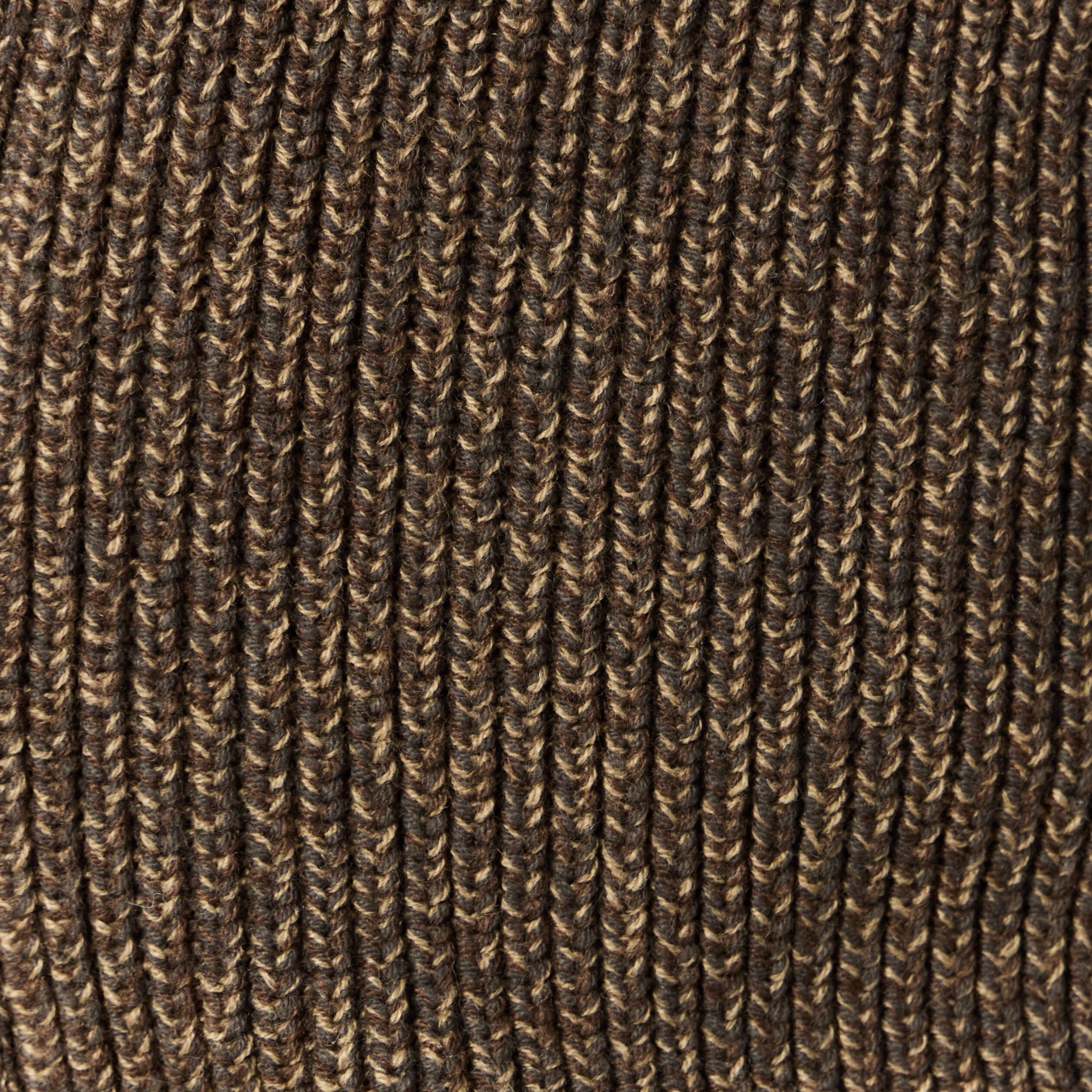 Gilet manches longues marron homme