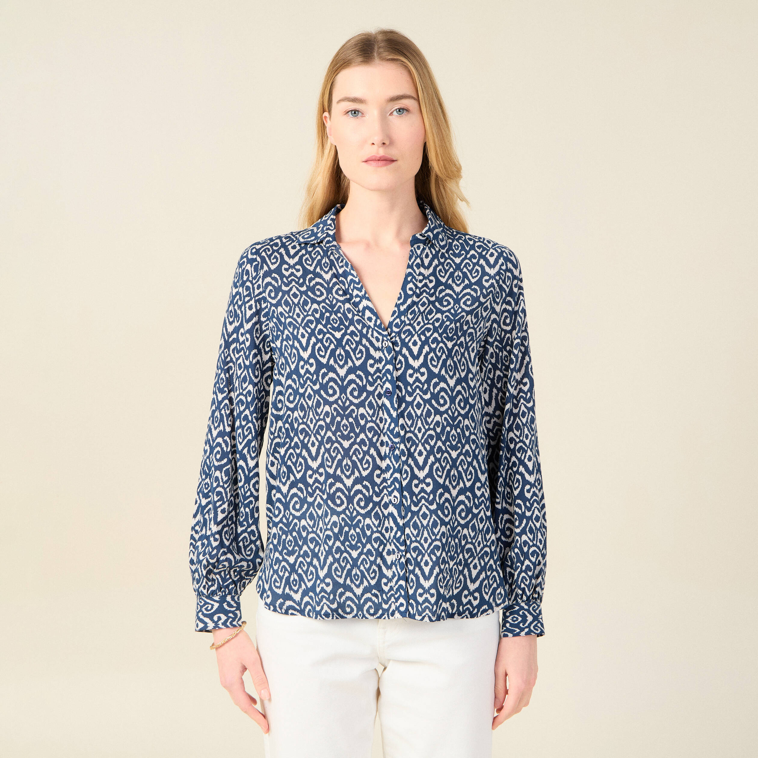 blouse manches longues bleu marine femme Blouse manches longues bleu marine femme