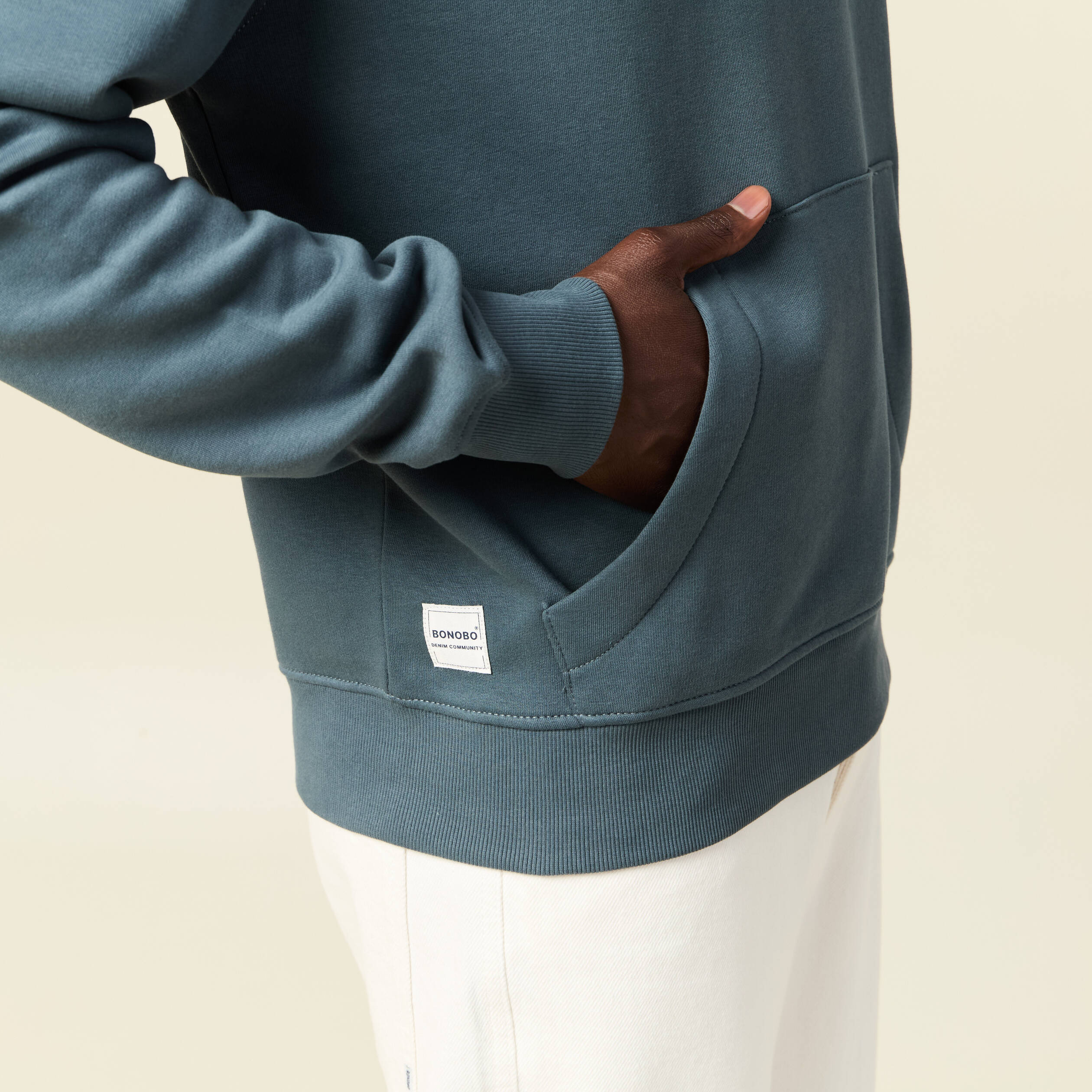 sweat a capuche vert fonce homme Sweat à capuche vert foncé homme