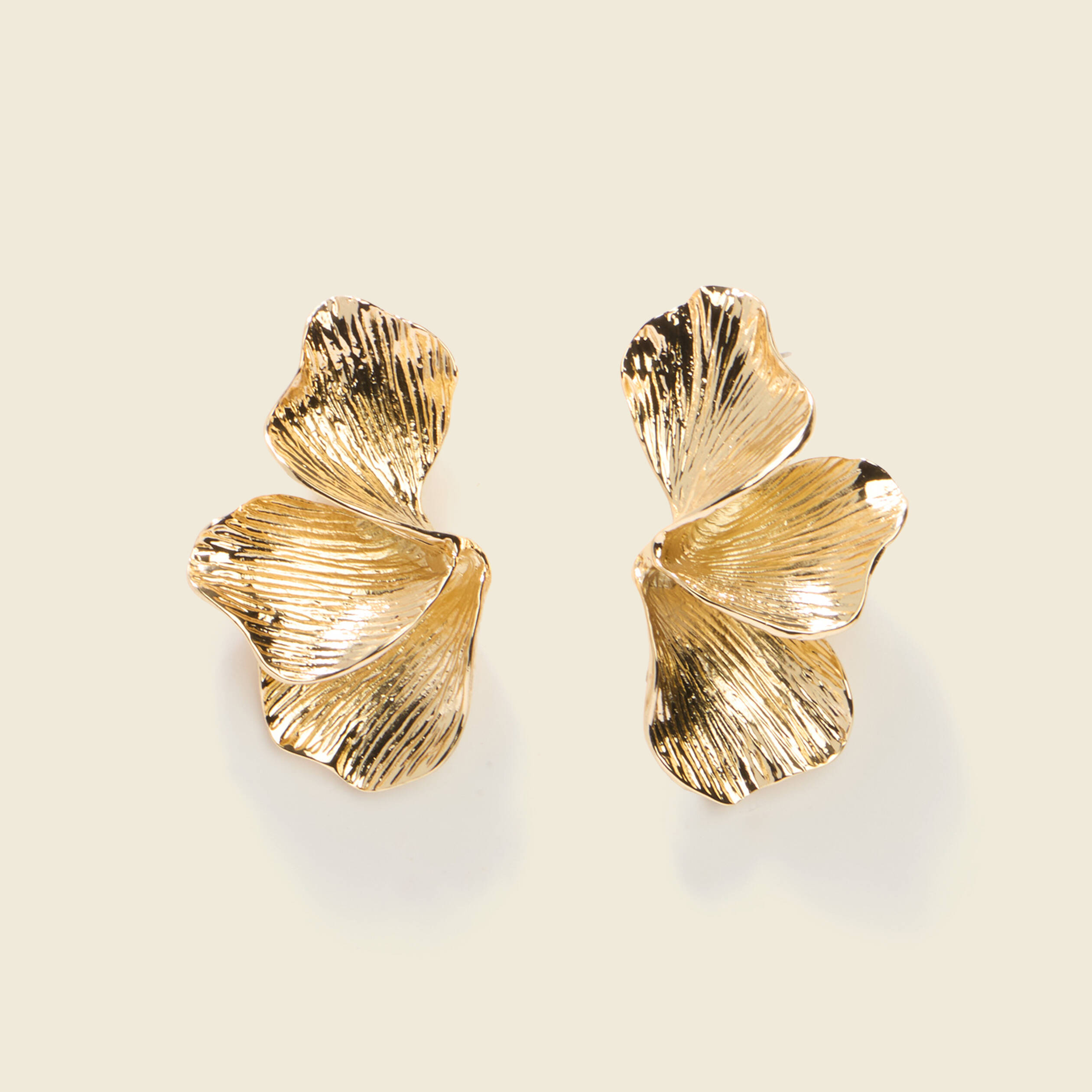 Boucles d'oreilles couleur or femme