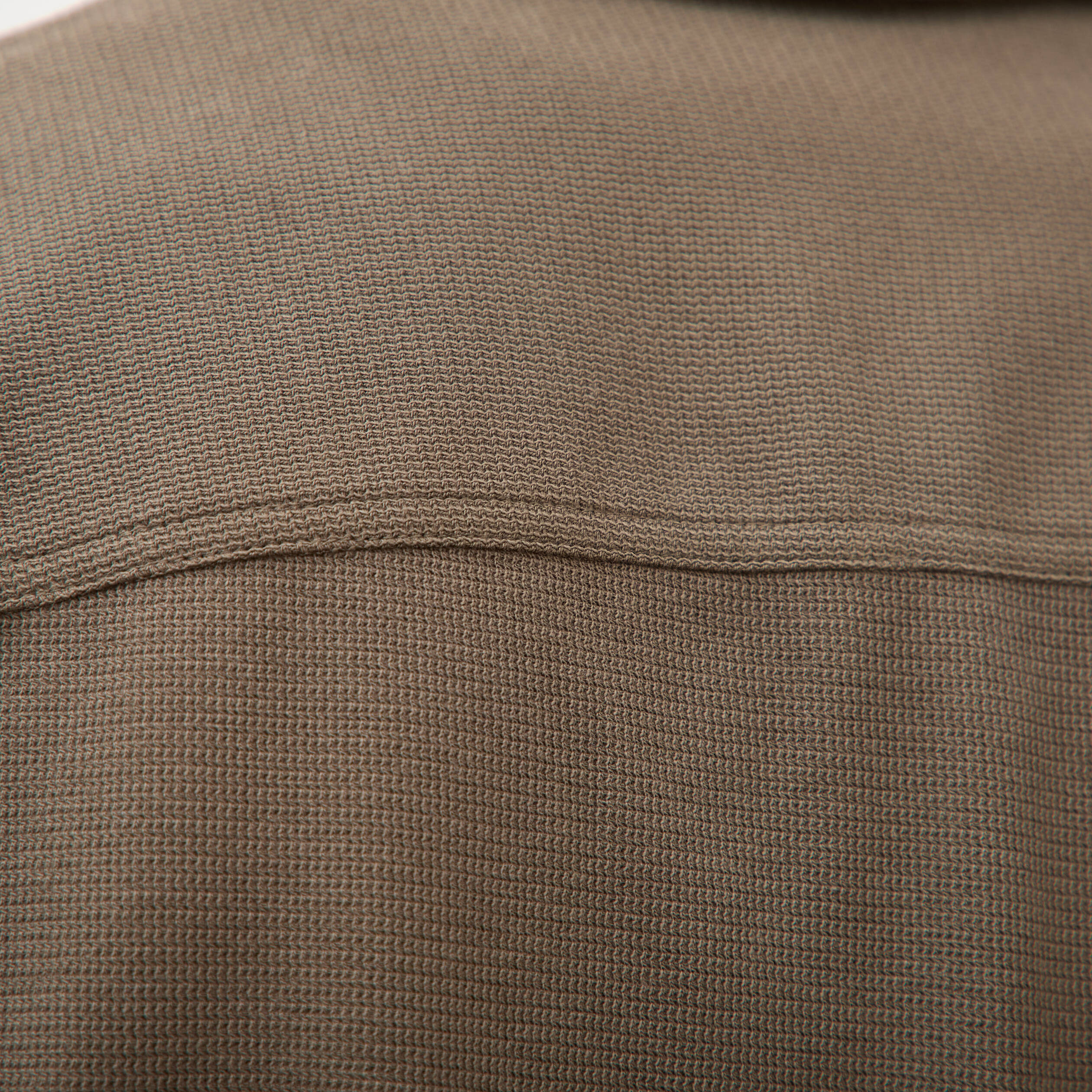Surchemise manches longues taupe homme