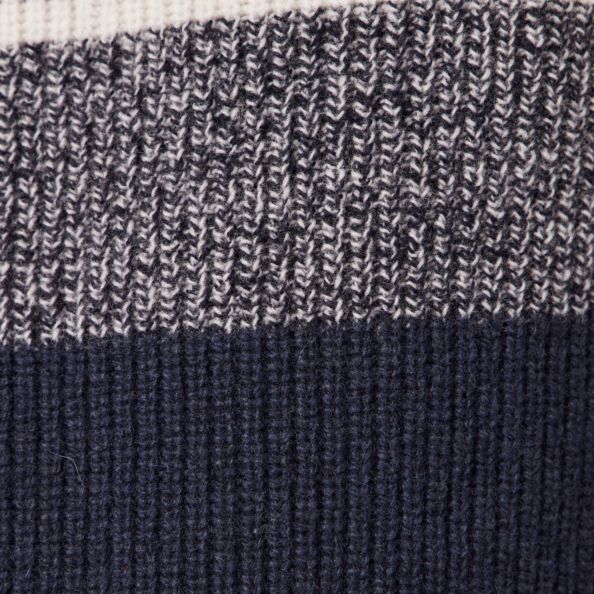 Pull manches longues fabriqué en France ecru homme