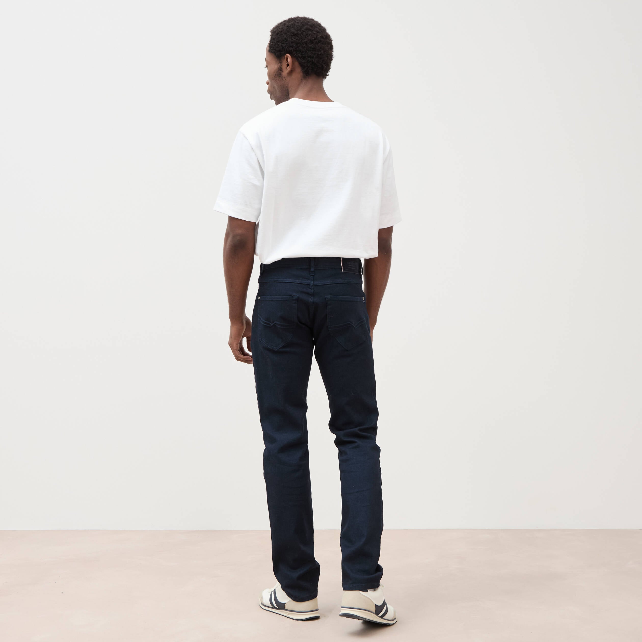 Jeans regular denim brut homme