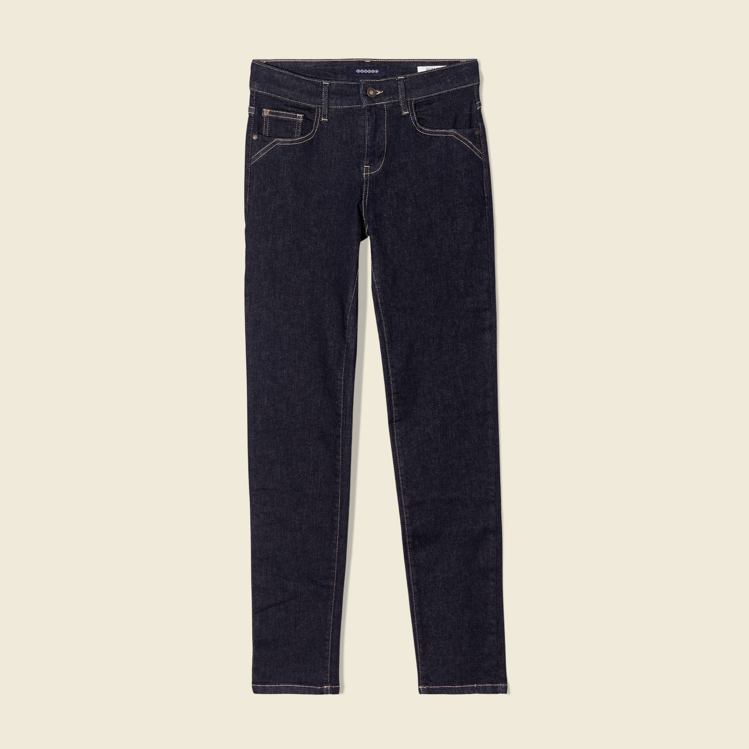 Jeans Camille - slim denim brut femme