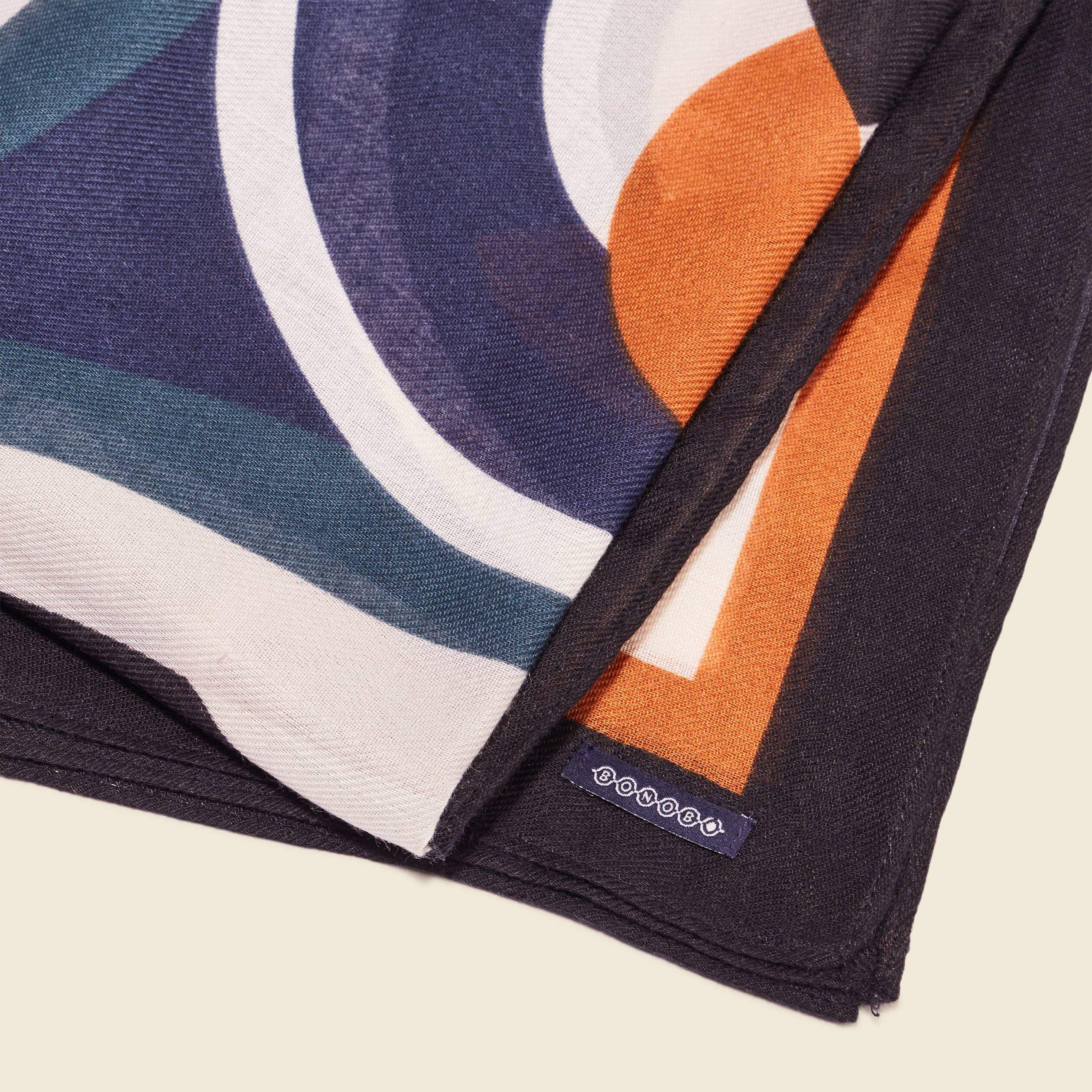Foulard satin multicolore femme